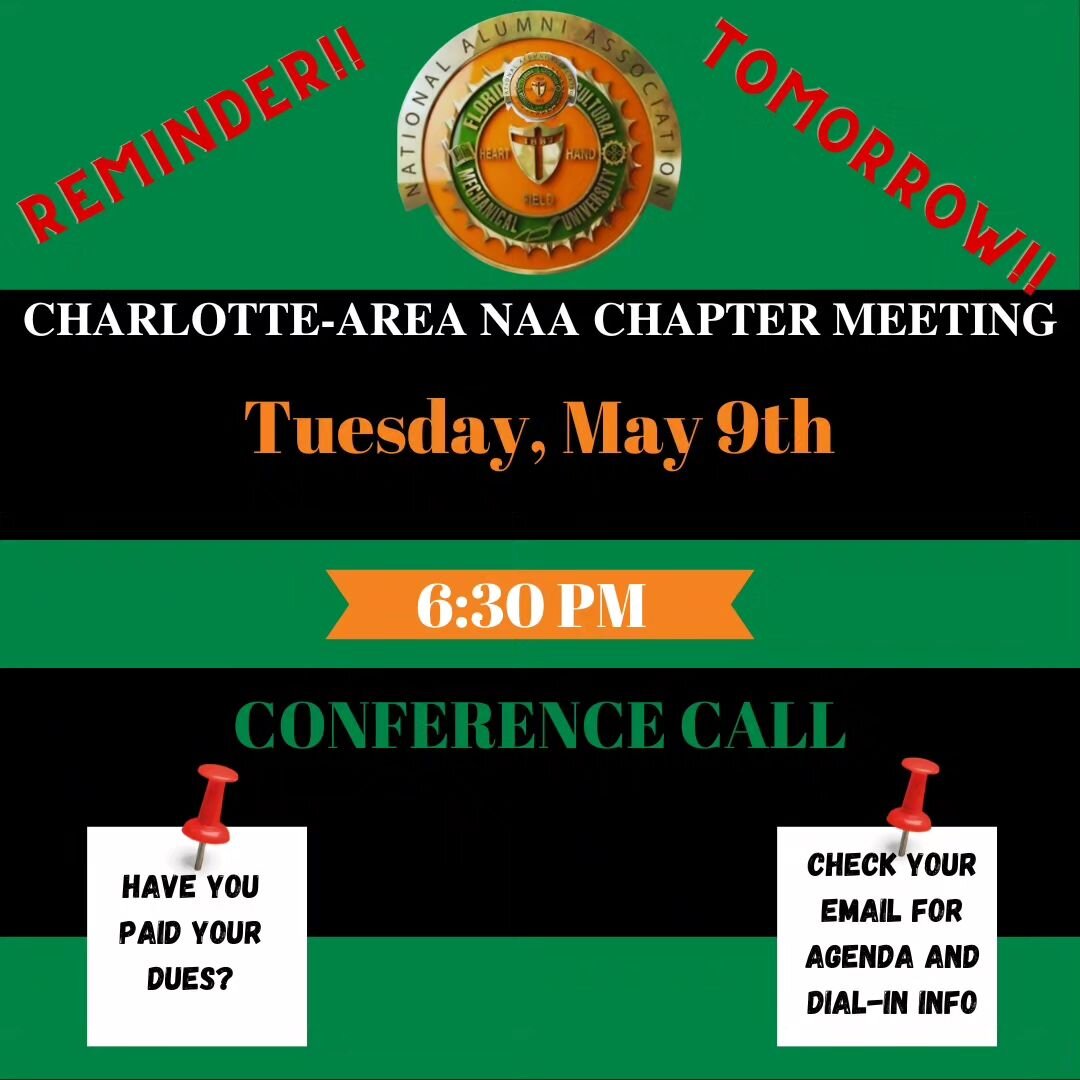 Attention Charlotte Rattlers! General Body meeting is tomorrow evening.  Please check your email for Zoom instructions.  Also,  don't forget that you only have until 5/27 to purchase your tickets for the June 3rd Honey Hunters baseball game.
