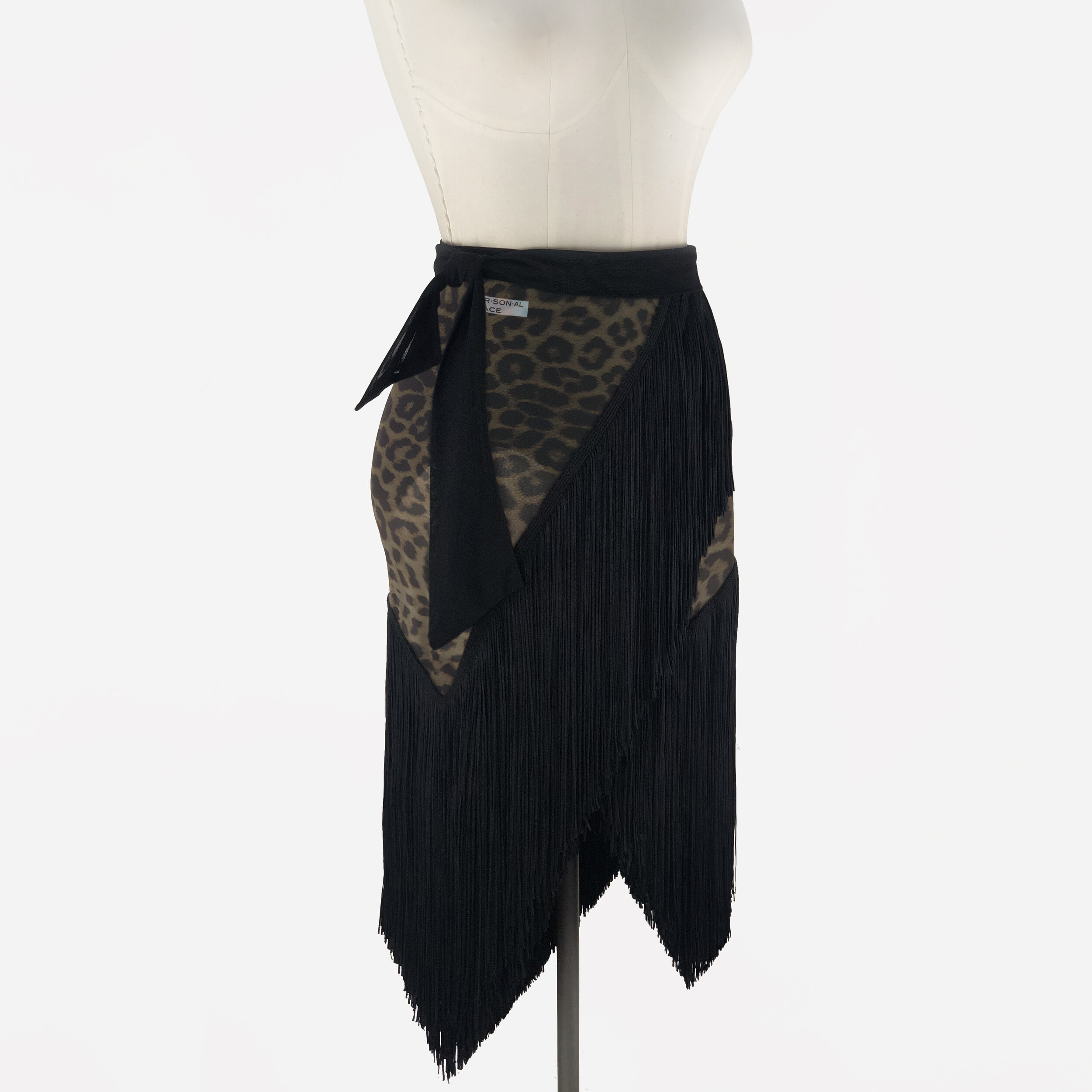 All the Right Angles Fringe Skirt