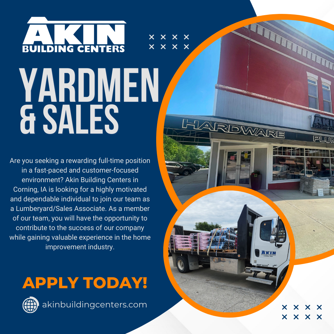 Full-Time Lumberyard/Sales Associate