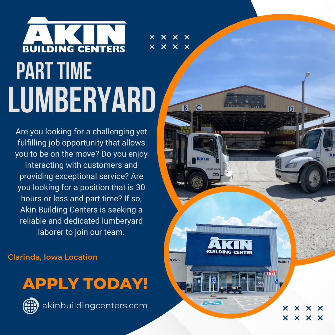 Part Time Lumber Yard/Sales Associate