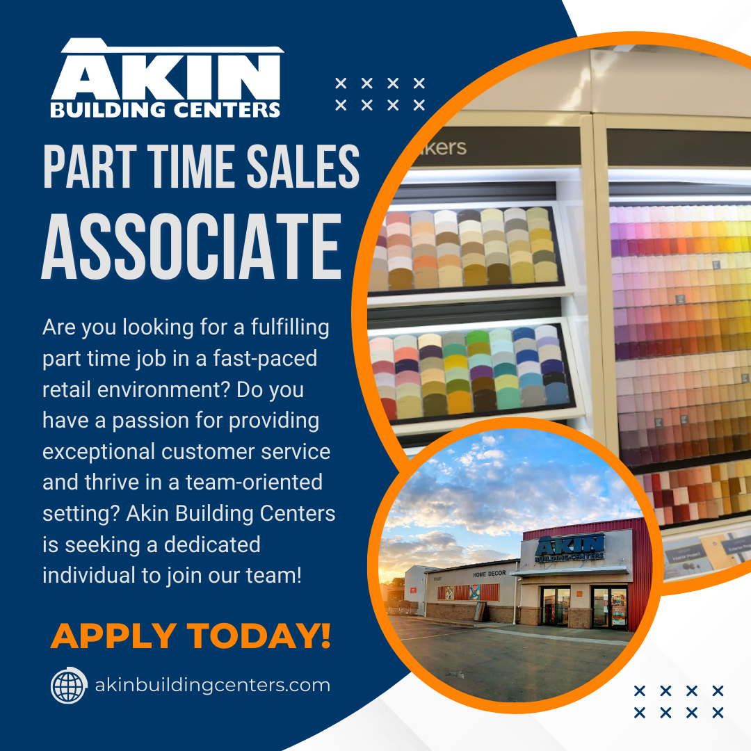 Part-Time Cashier Sales Associate