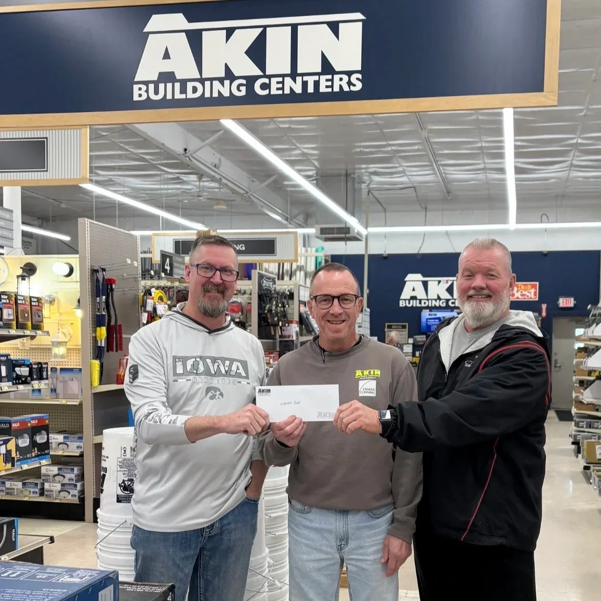 Akin Supports Clarinda Veterans Fund