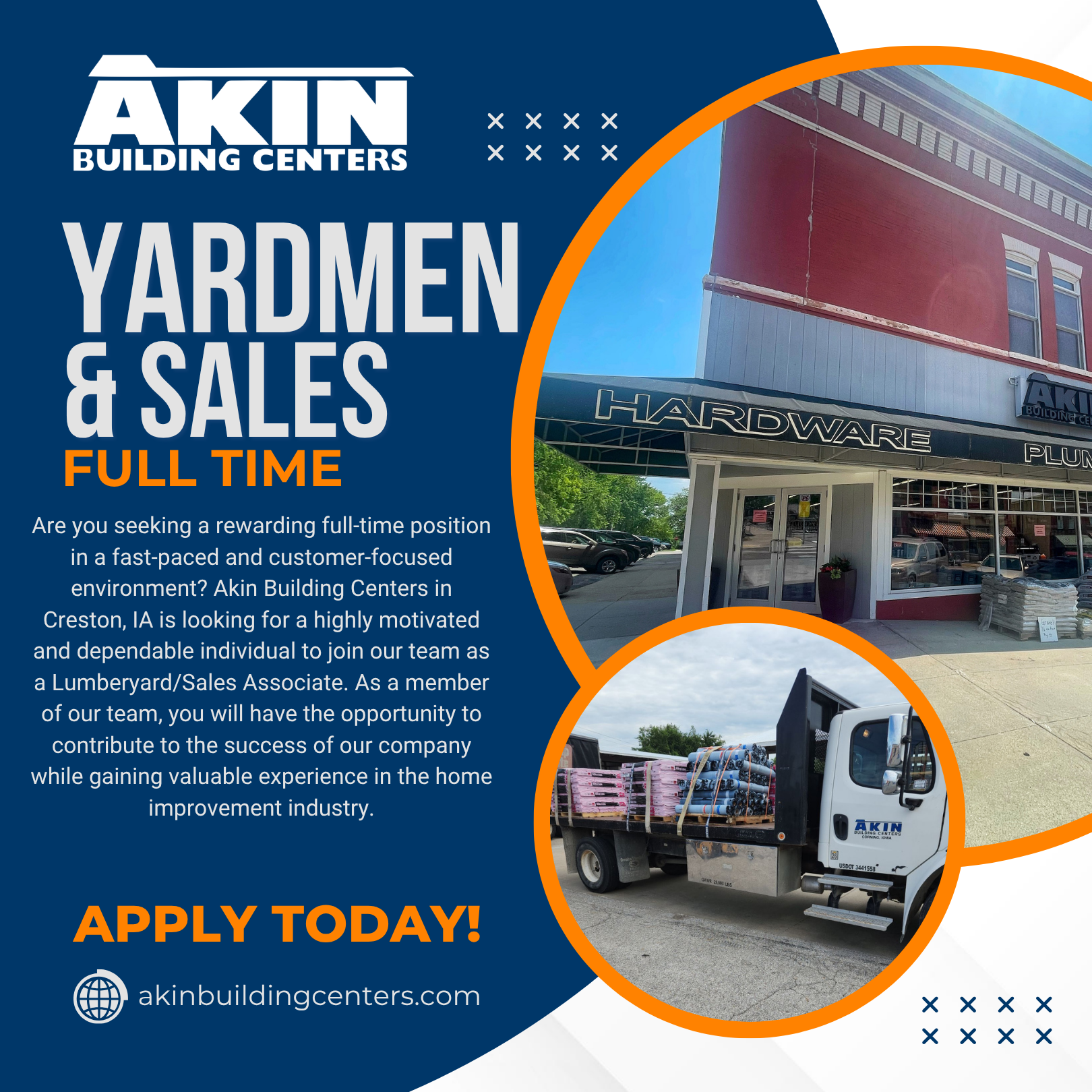 Full-Time Lumberyard/Sales Associate 