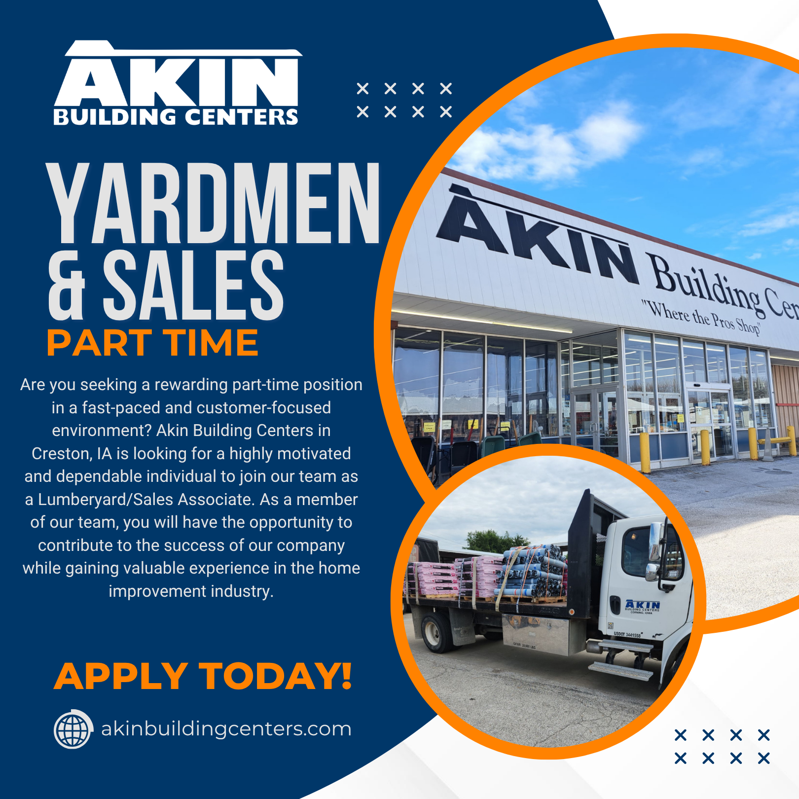 Part Time Lumber Yard/Sales Associate