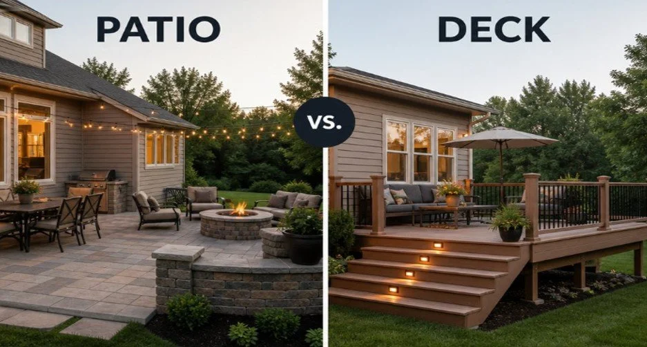 Deck vs. Patio: Which Outdoor Addition Is Right for Your Home This Summer?