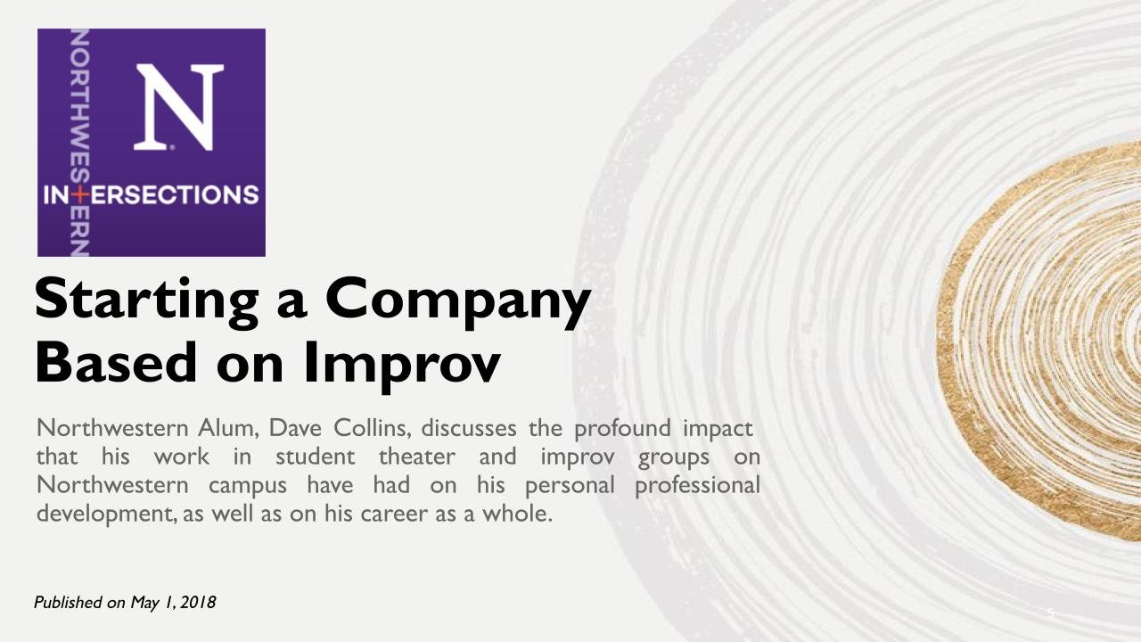 Starting a Company Based on Improv