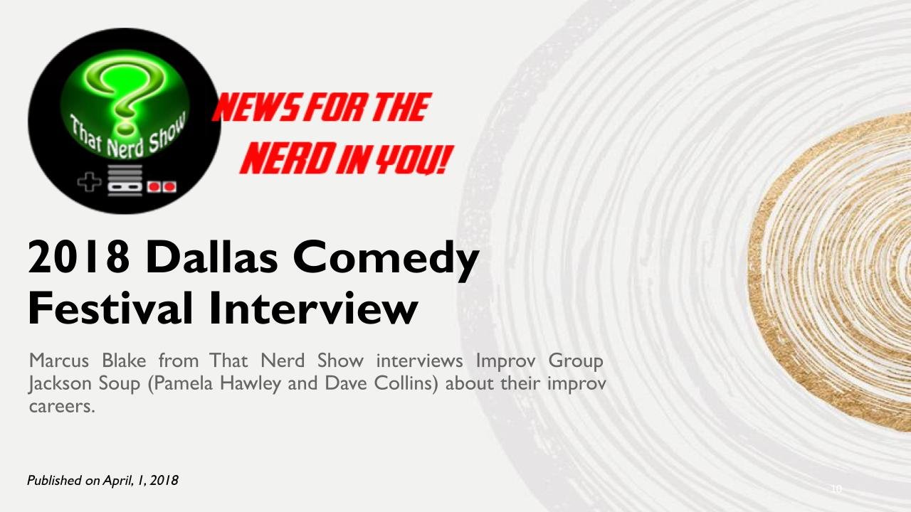 2018 Dallas Comedy Festival Interview