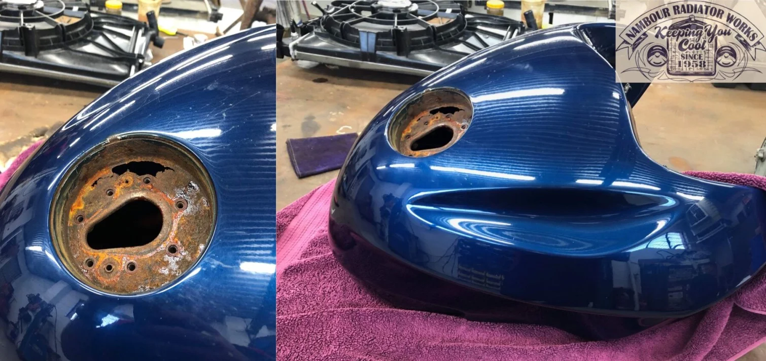 Fuel Tank Repair - BMW Motorcycle