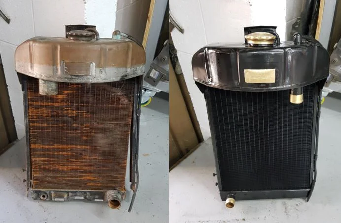 Morris 8 Radiator Rebuild