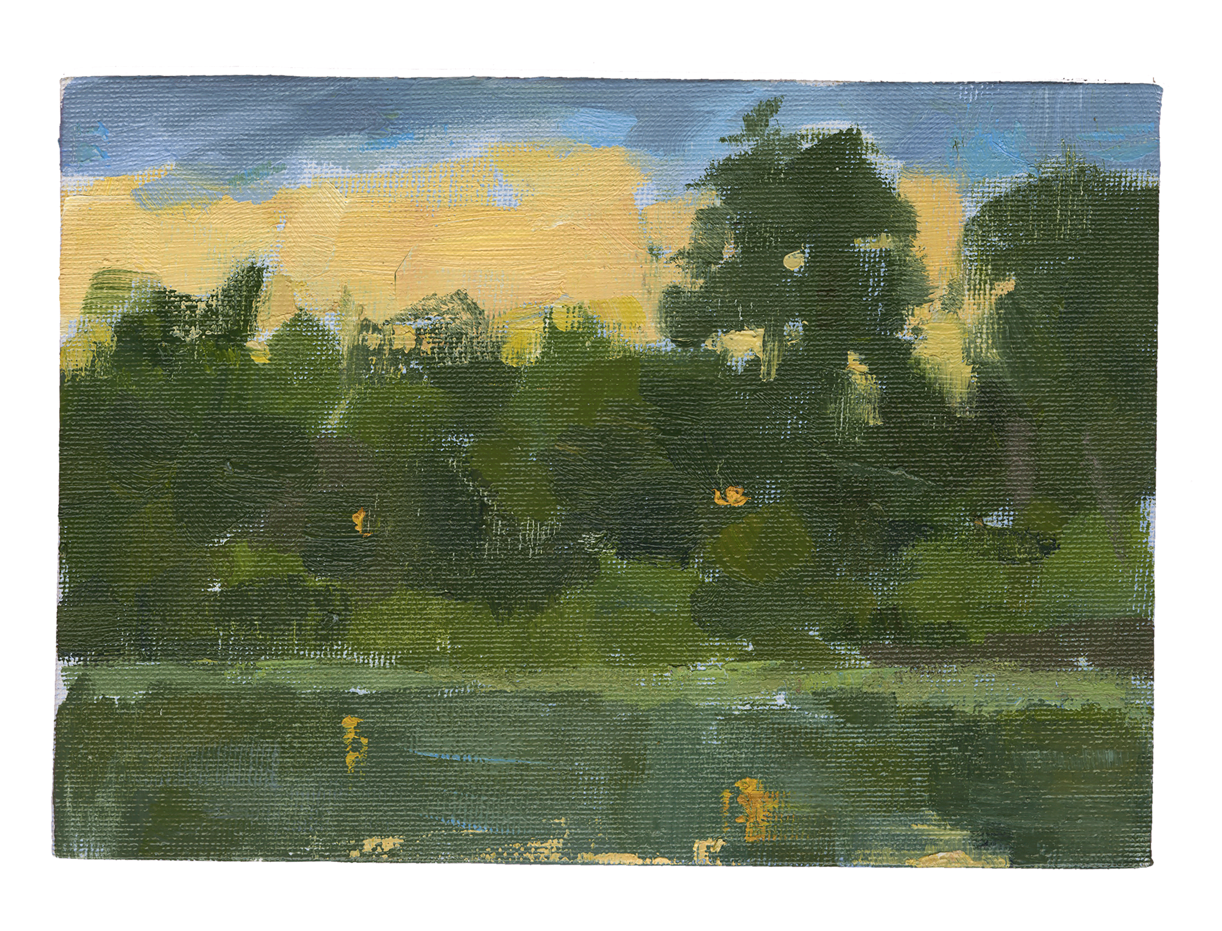 Oil on board 7”x 5”