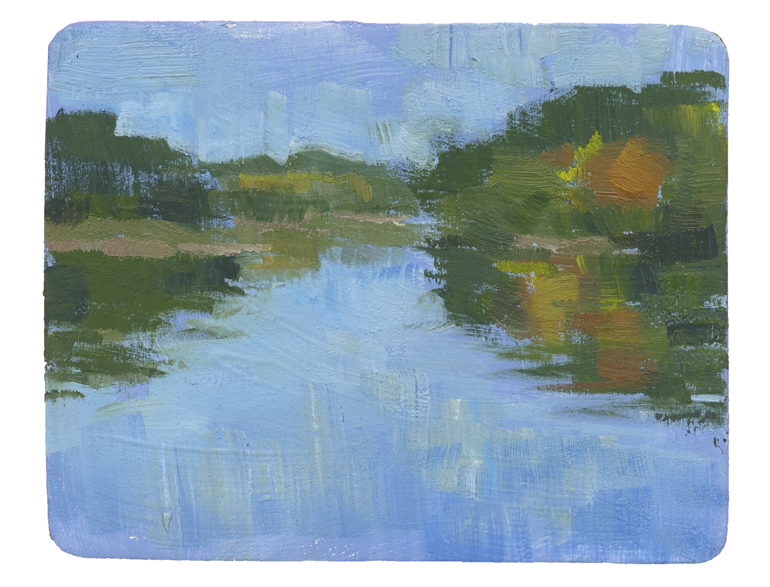 Oil on board 3.5” x 4.5”