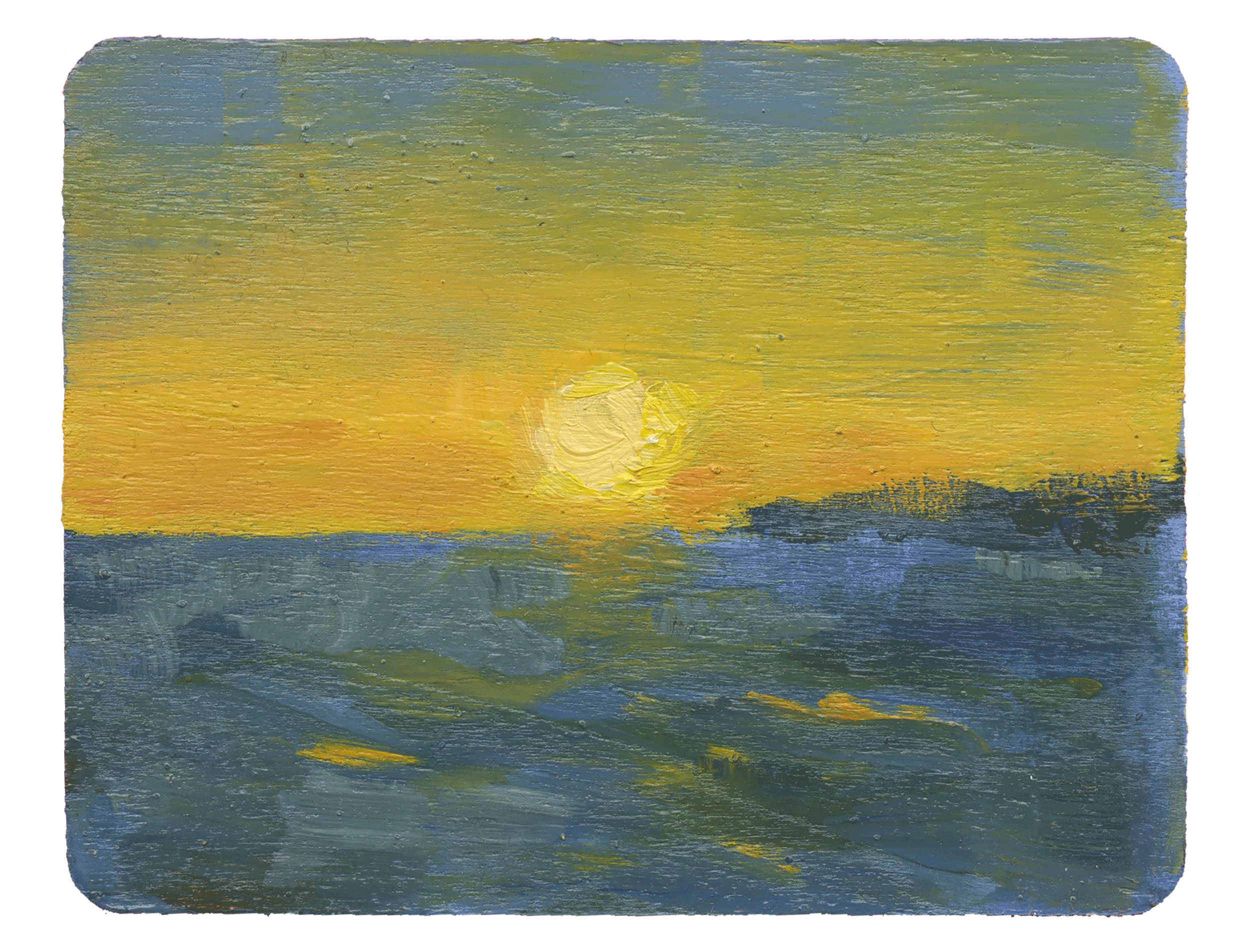 Oil on board 3.5” x 4.5”