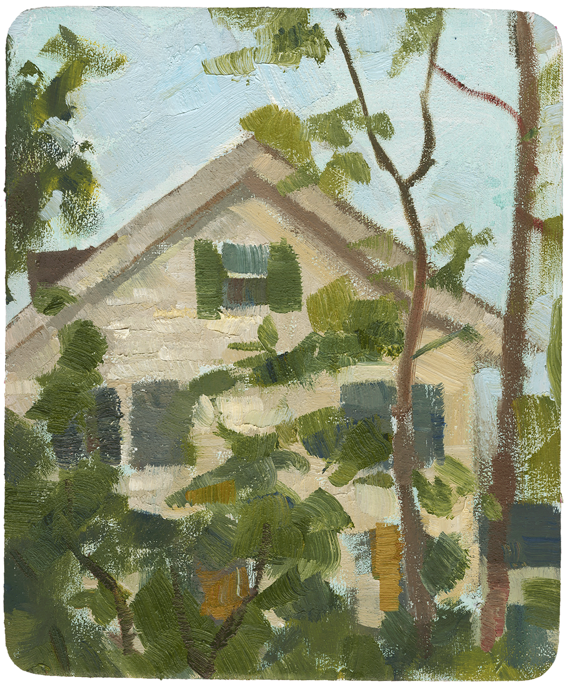 Oil on board 5” x 6”