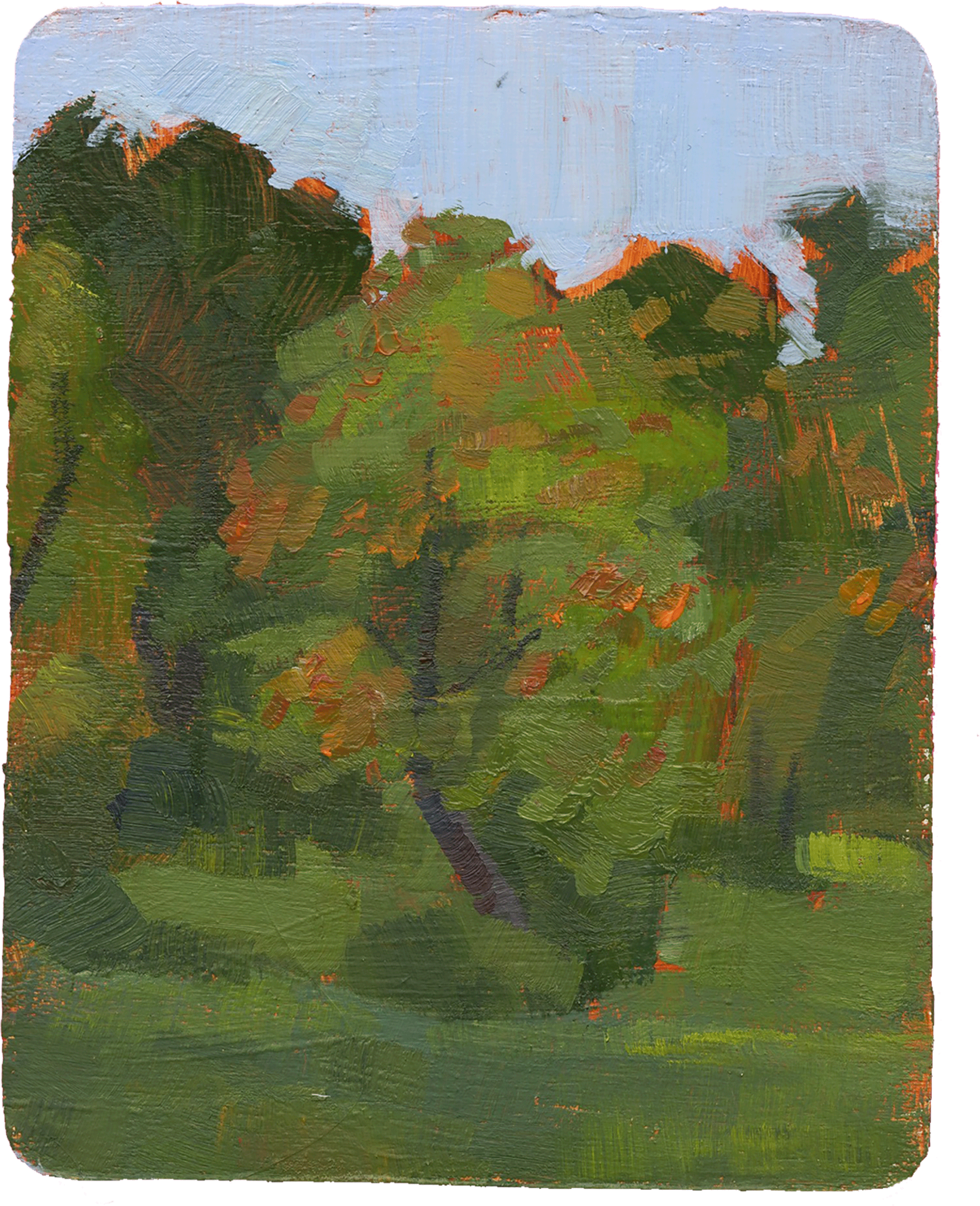 Oil on board 4.5” x 3.5”