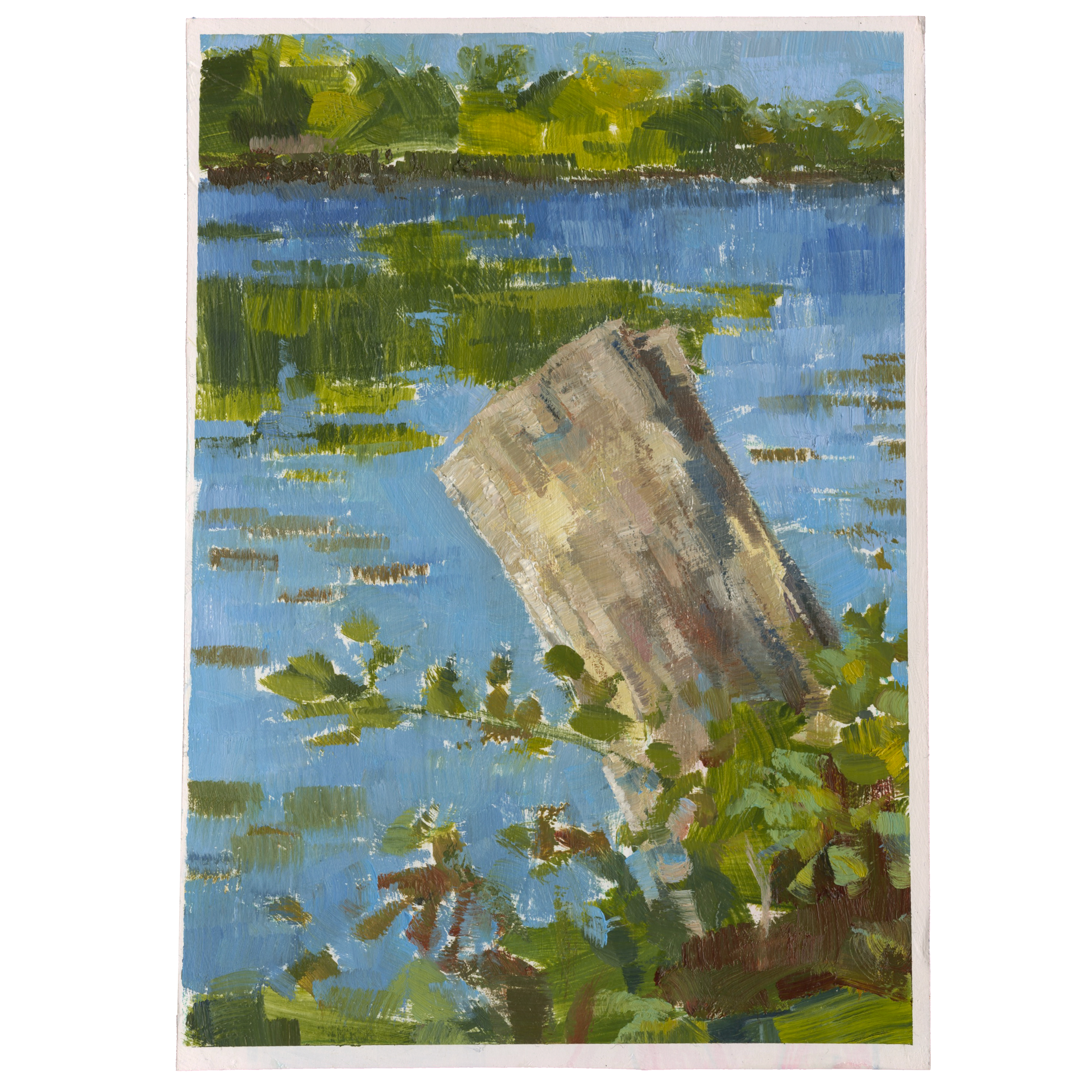 Oil on paper 5” x 7”