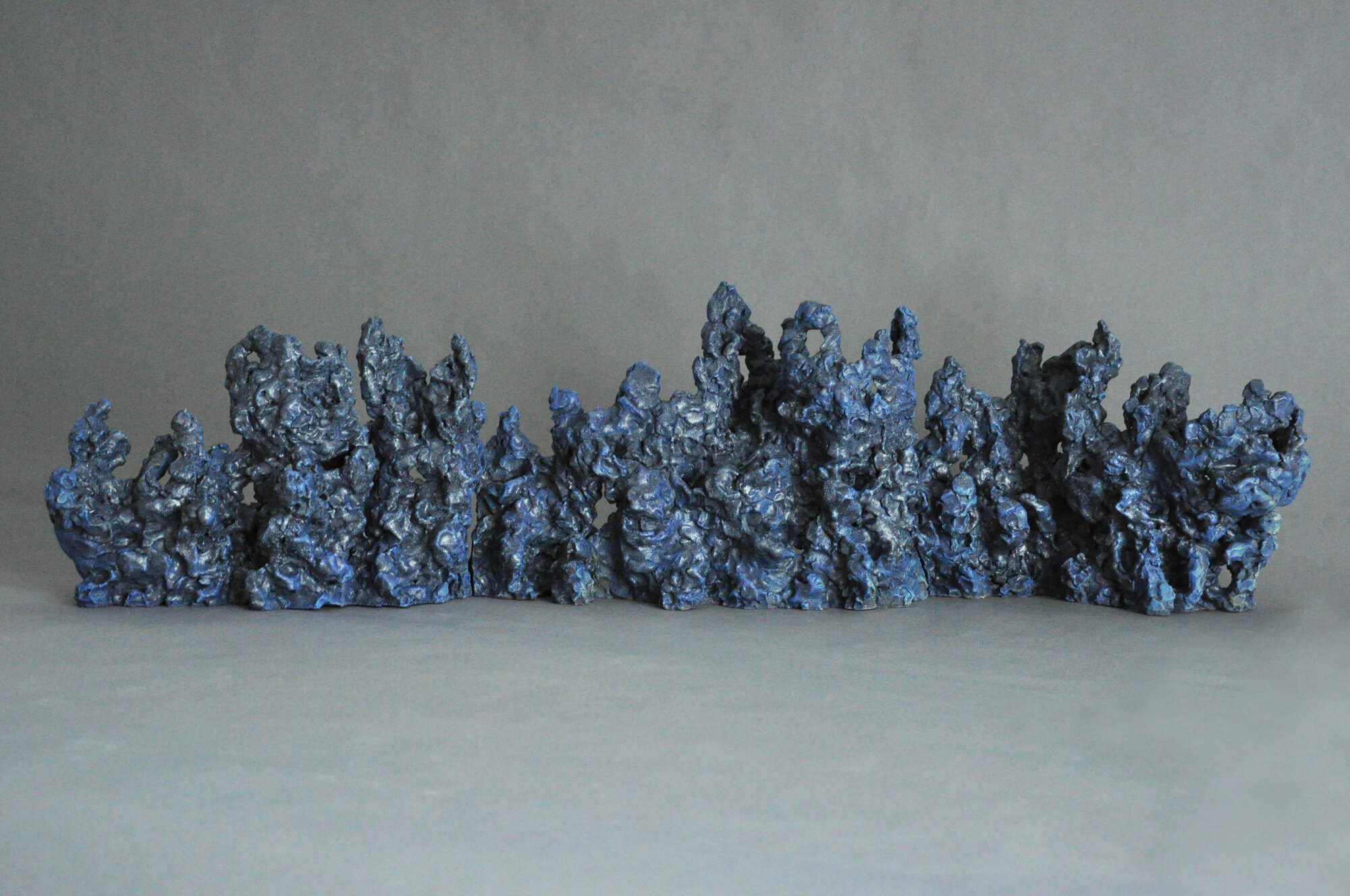 From the series Arctic sceneries, glazed stoneware, 40 x 30 x 160 cm, 2020