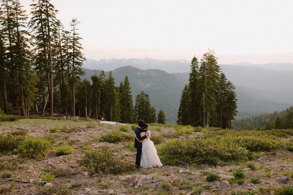 Nick & Yihan's Zephyr Mountain Lodge Wedding | Northstar Resort, CA