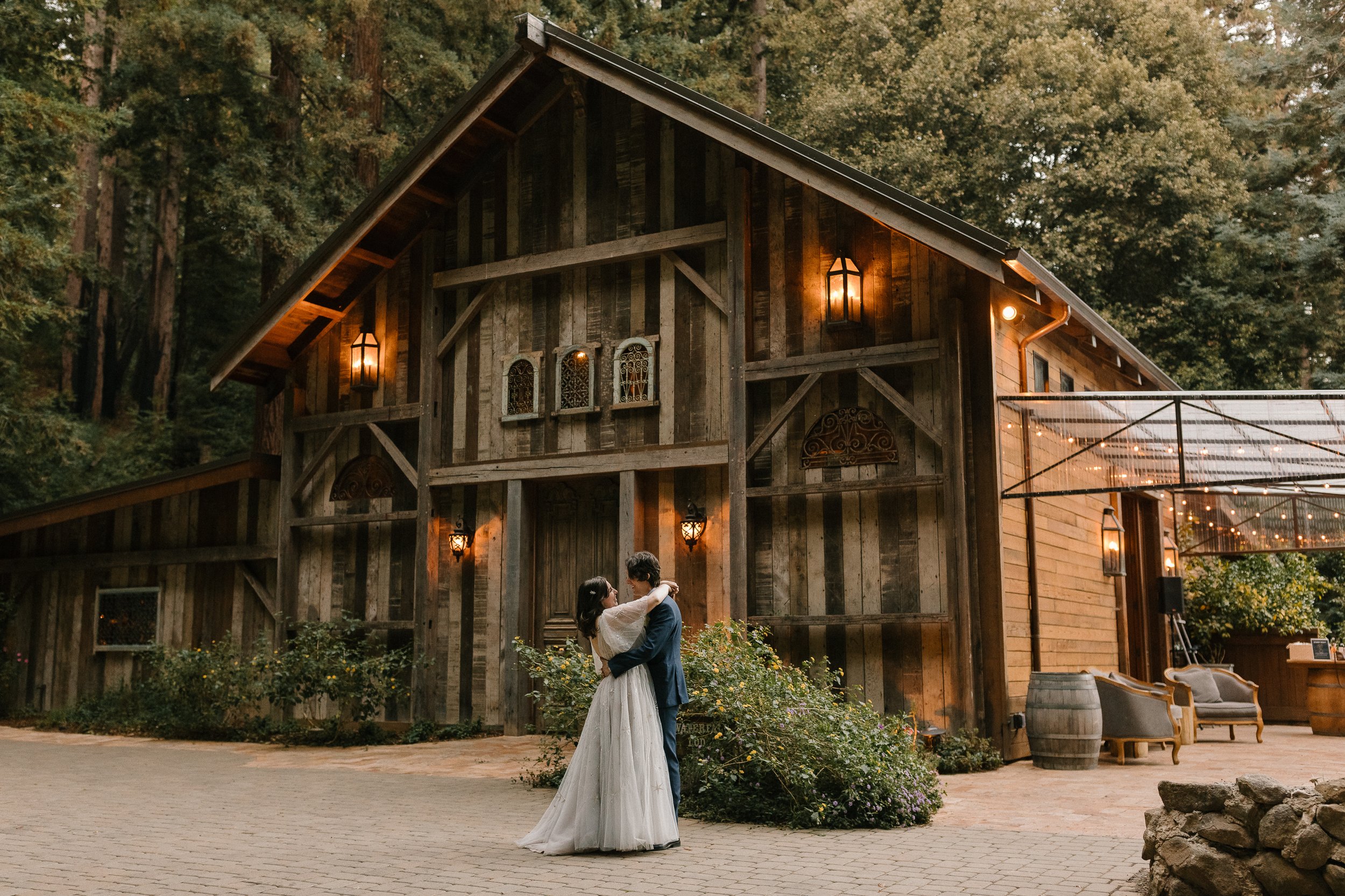 Nick & Jenny Waterfall Lodge Wedding | Santa Cruz, CA