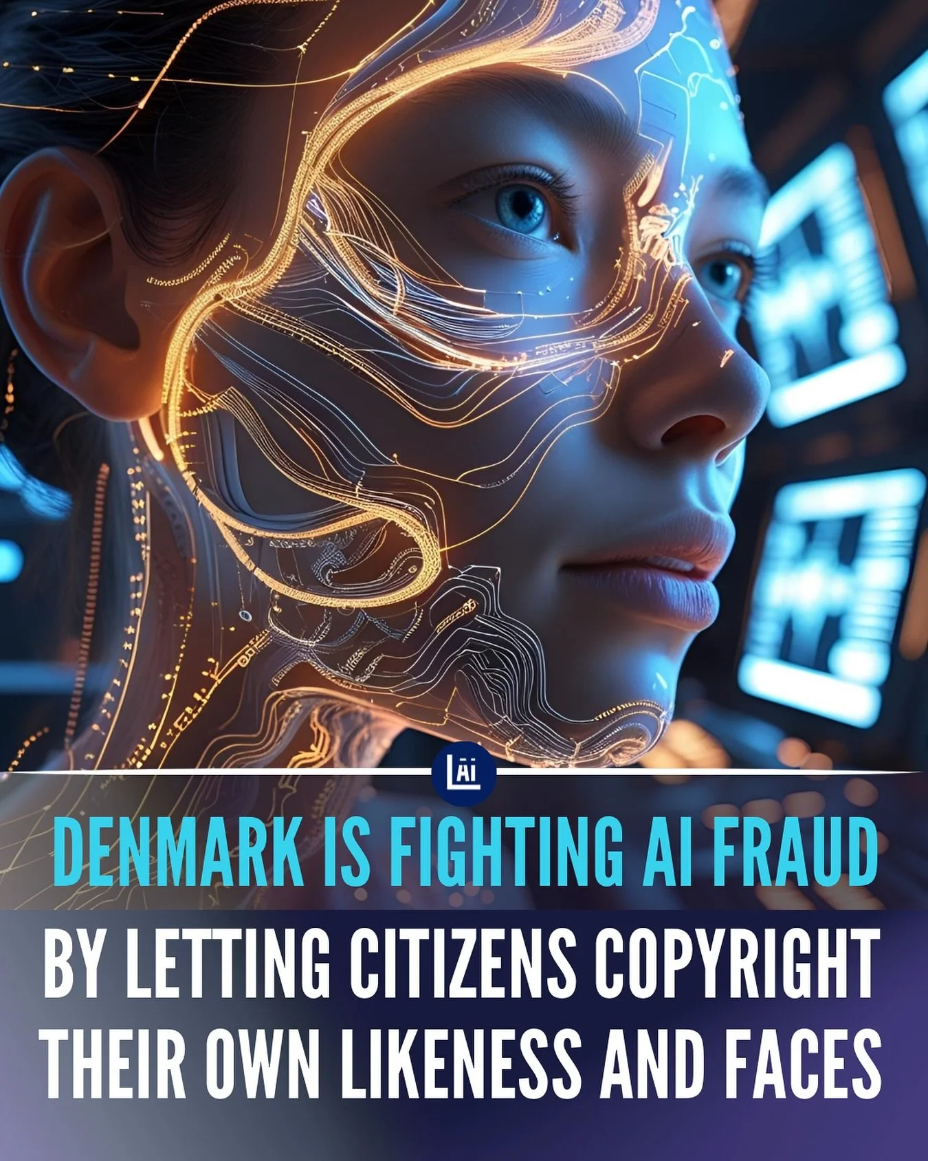 Denmark just became the first country to let citizens copyright their own likeness, giving people legal control over how their faces and voices are used by AI. 

It&rsquo;s a bold pushback against companies scraping our images to train models without