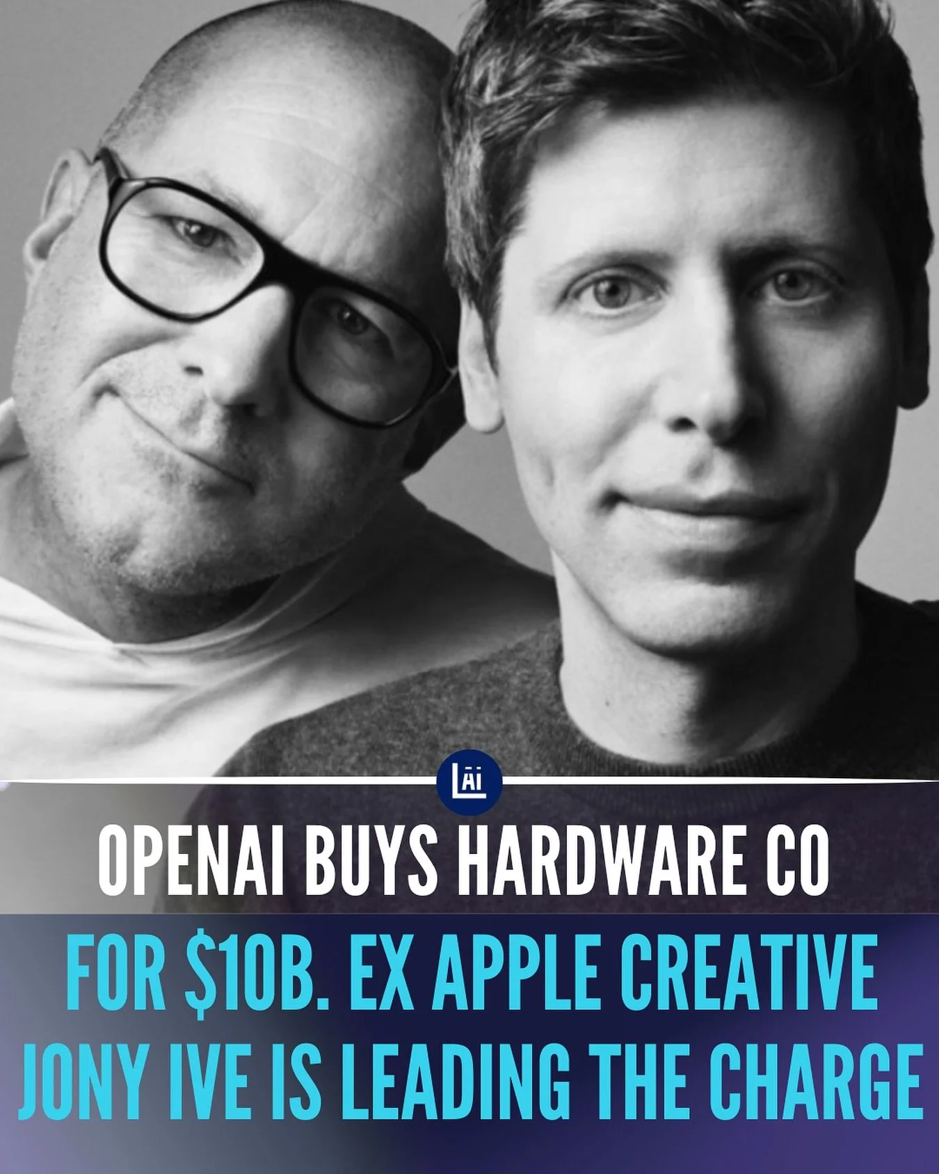 Is @openai going to kill the iPhone? Apple stocks are down after this news went live. 

OpenAI just made its biggest move ever: acquiring io, the ultra-secretive AI hardware startup co-founded by Jony Ive (yes, that Jony Ive&hellip; the one who desig