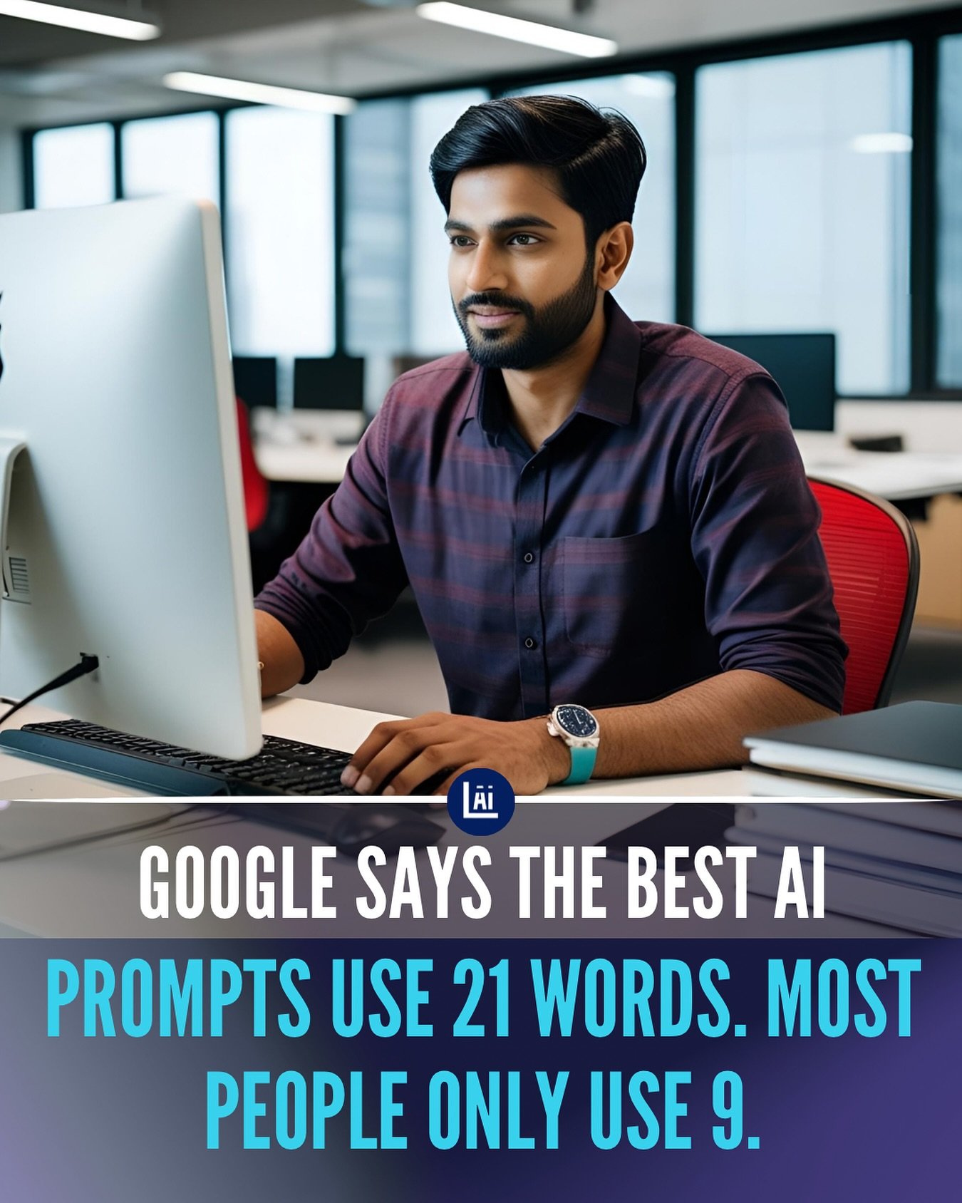 Tech giant @Google just dropped a major insight: The average successful AI prompt has 21 words, but most users only type 9 or fewer. What does mean? You&rsquo;re probably not giving AI enough to work with.

Less guessing. More guiding. That&rsquo;s h
