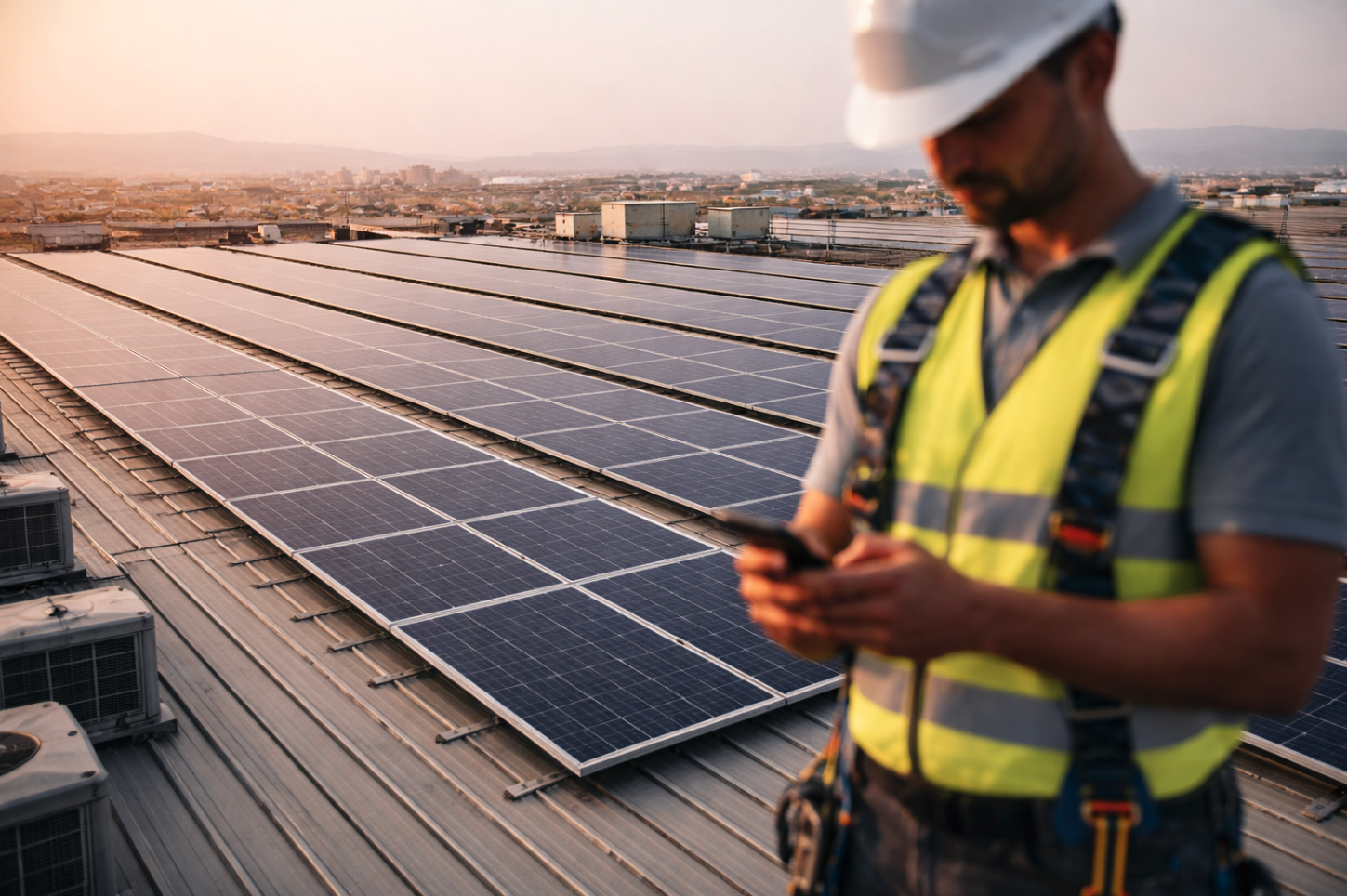 Web app de visite de site - installation solaire