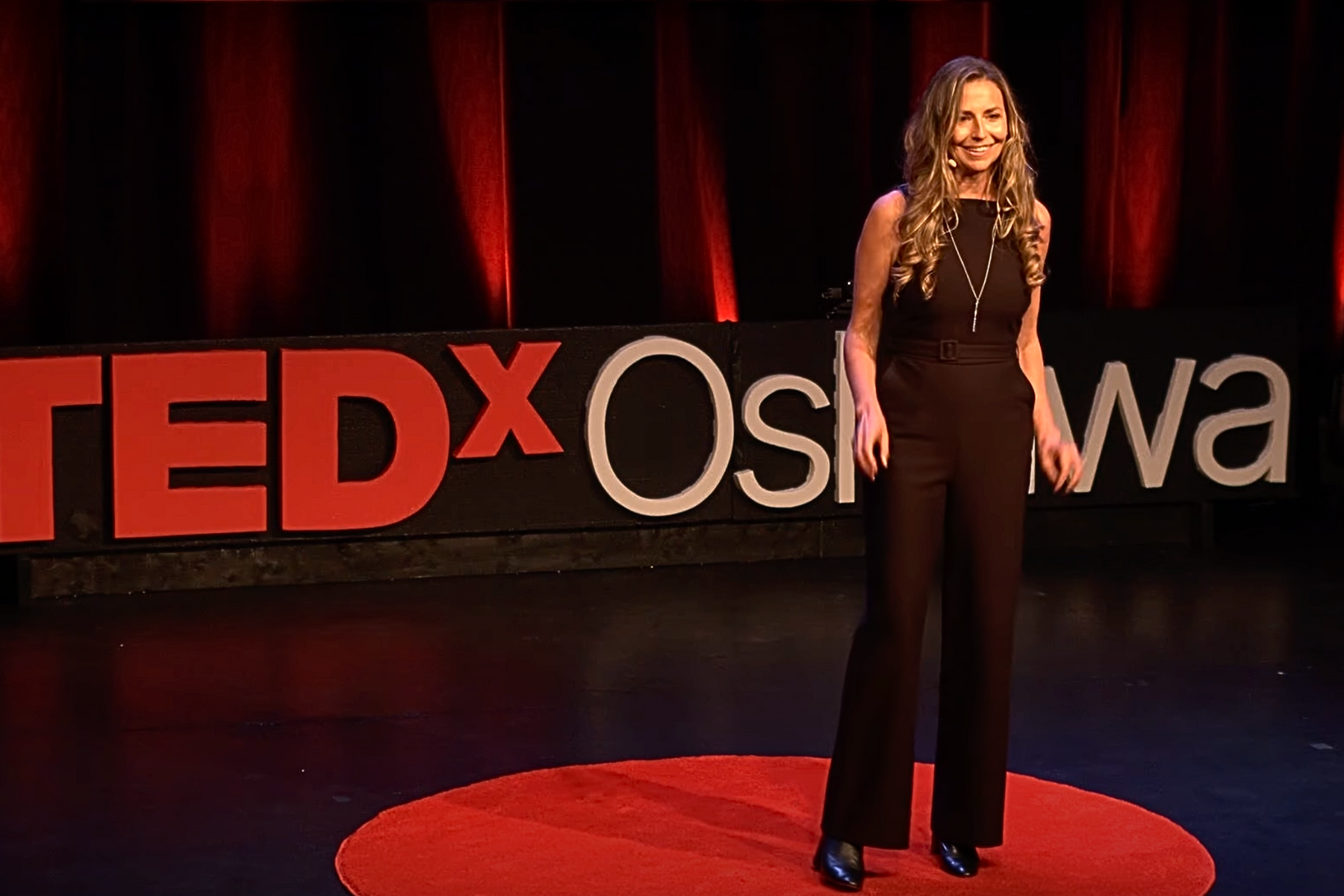 Sabrina Greer gives her TEDx Talk at TEDxOshawa