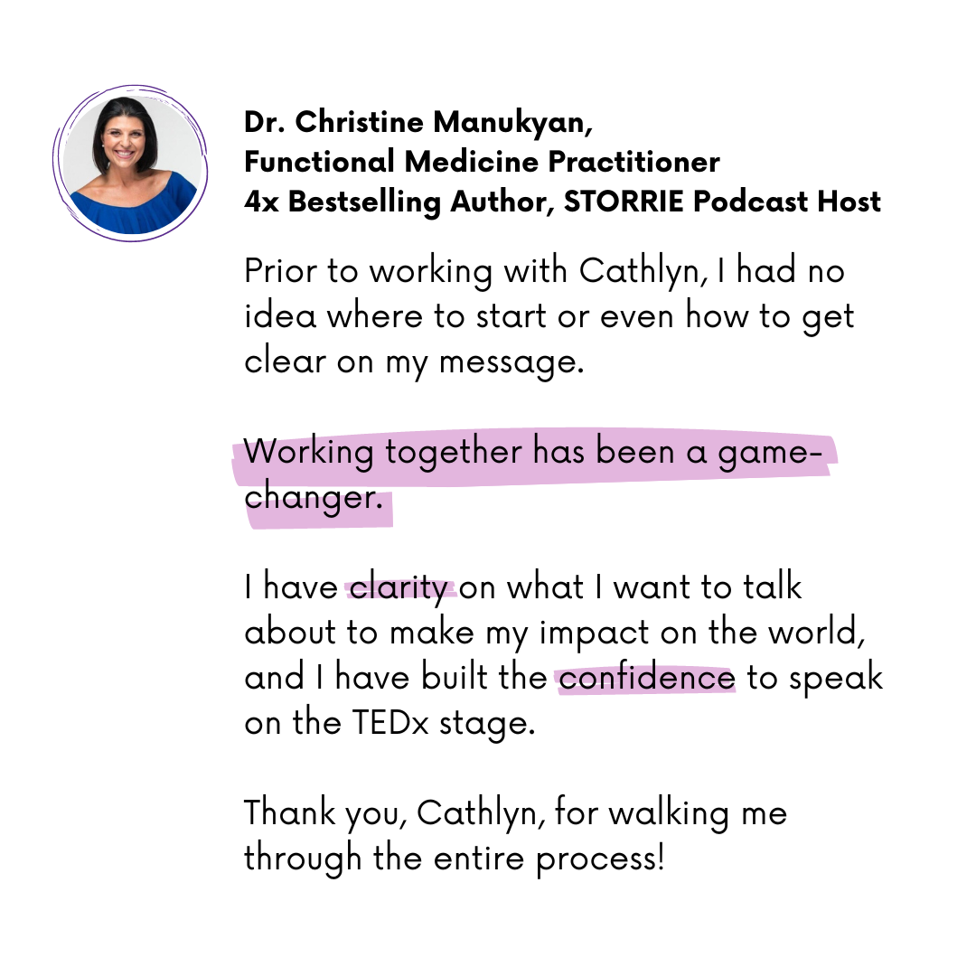 "Working together has been a game-changer" - Dr. Christine Manukyan
