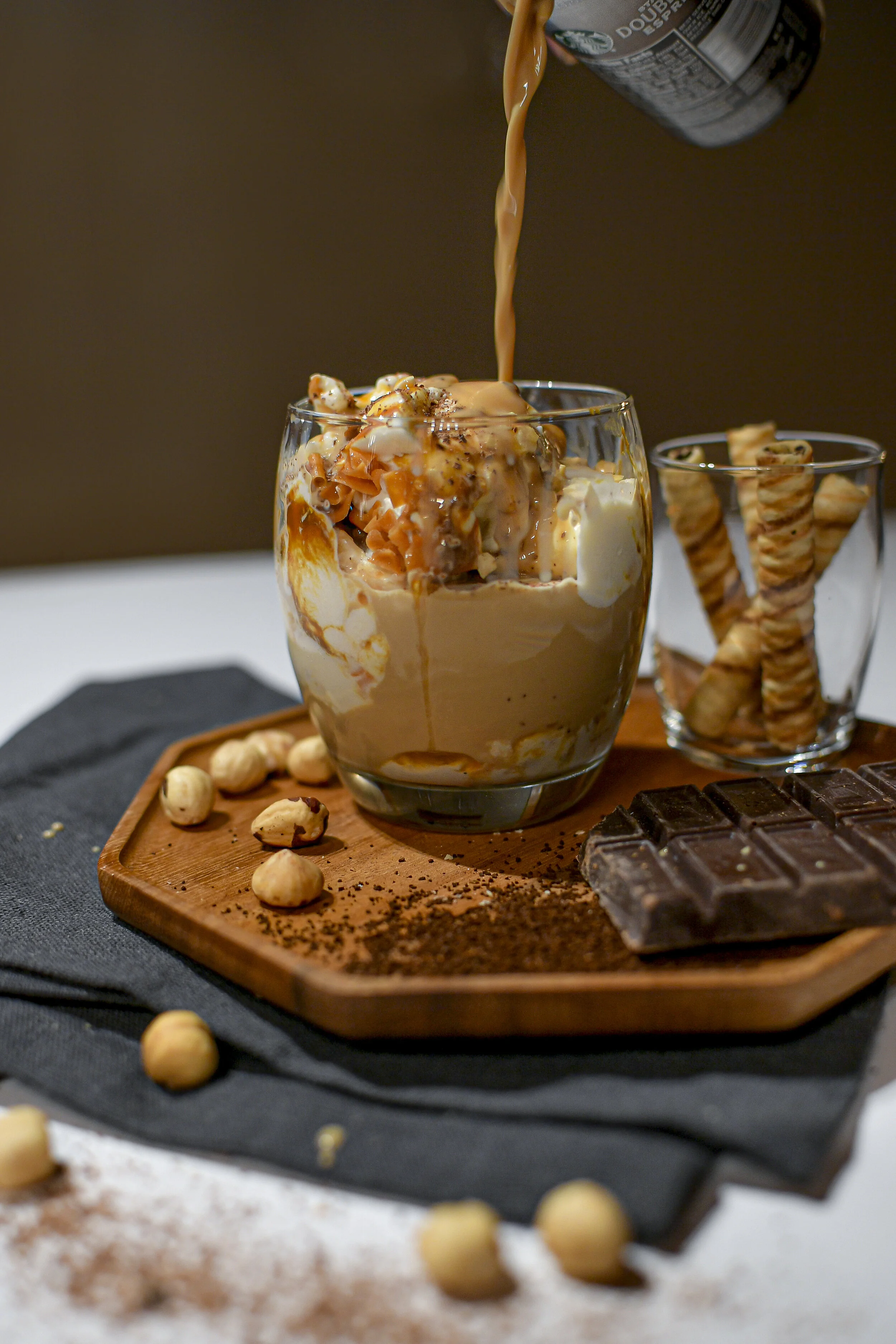 Caramel Hazelnut Affogato