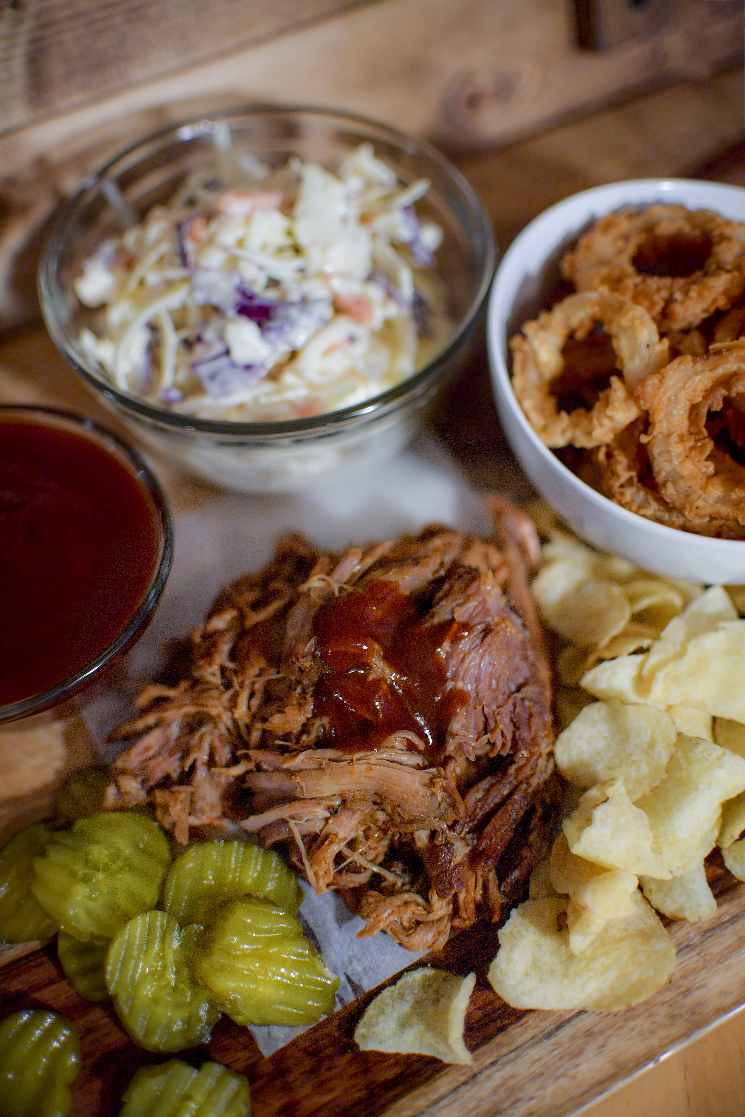 Slow Cooker Pulled Pork and Creamy Coleslaw