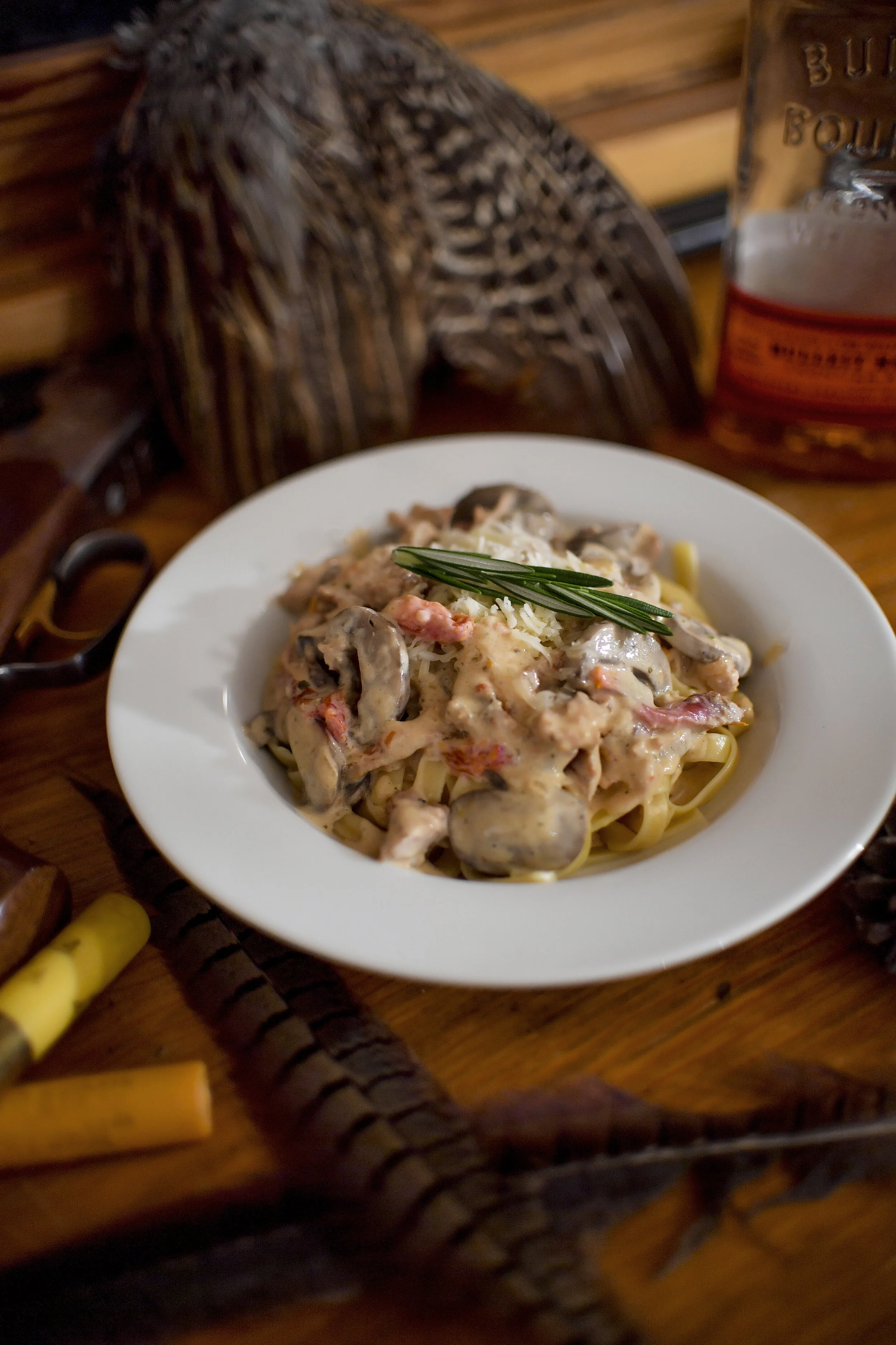Smoked Pheasant Pasta