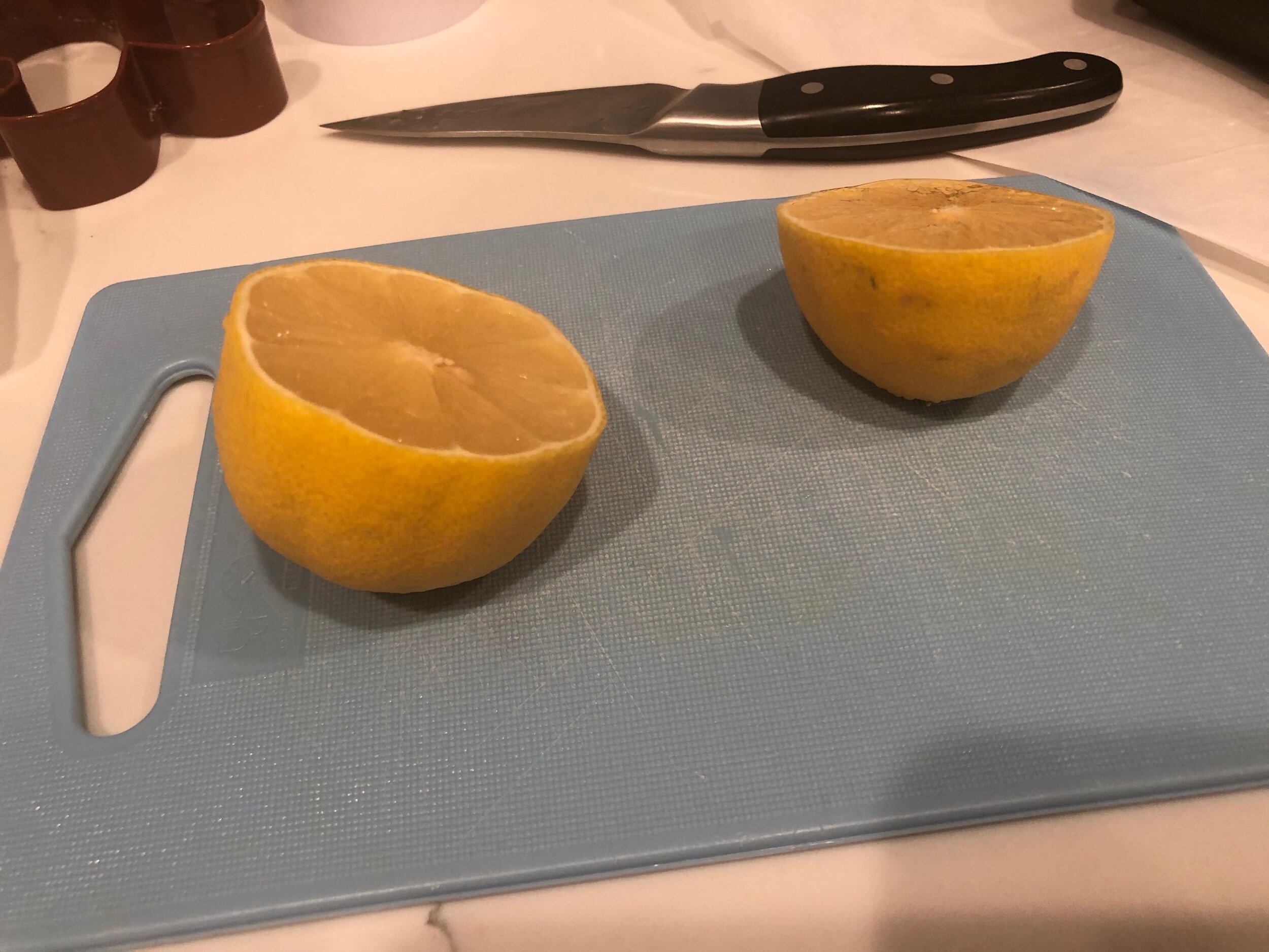  I use fresh lemon juice.  