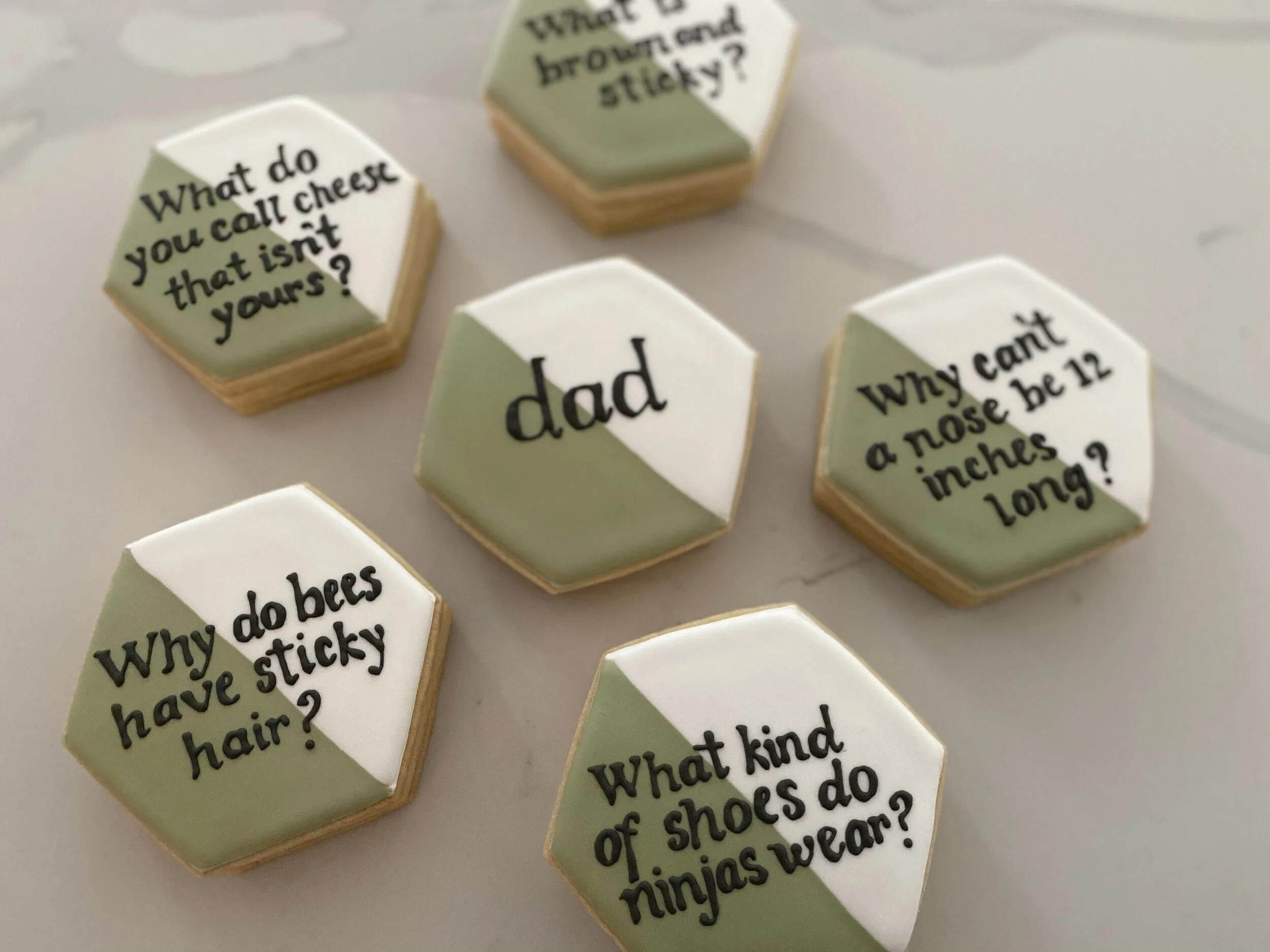 dad joke piñata cookies