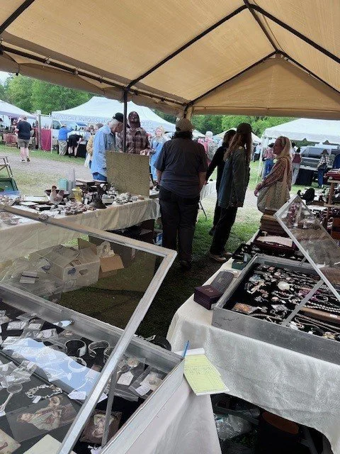Come see us at Brimfield, May’s field, on Thursday May 14 and Friday May 15, booth #86