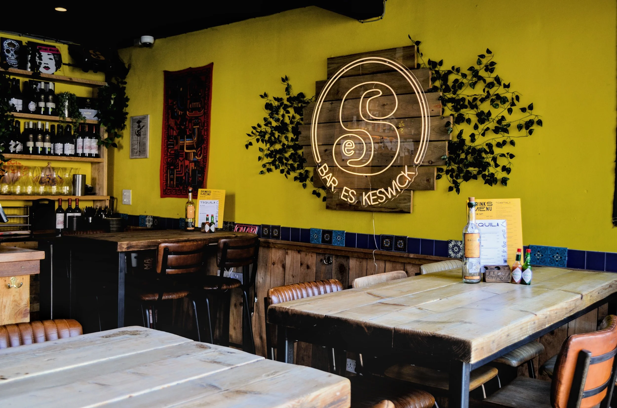 DOG FRIENDLY BAR SEATING