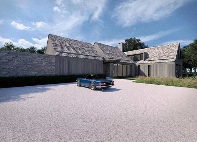 New work in Amagansett. Making use of the existing topography and observing the natural path of the sun allows this luxury home to nestle into the site and become grounded with nature. .
.
.
.
#hamptons #architecture #interiordesign #kosullivan #sout