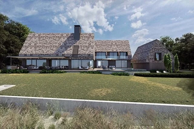 Bayside view of our latest home, our first on the North Fork. .
.
.
.
#northfork #nofo #architecture #interiordesign #kosullivan #southold #mattituck #greenport #hamptons #southampton  #watermill #bridgehampton #sagaponack #sagharbor #easthampton #am
