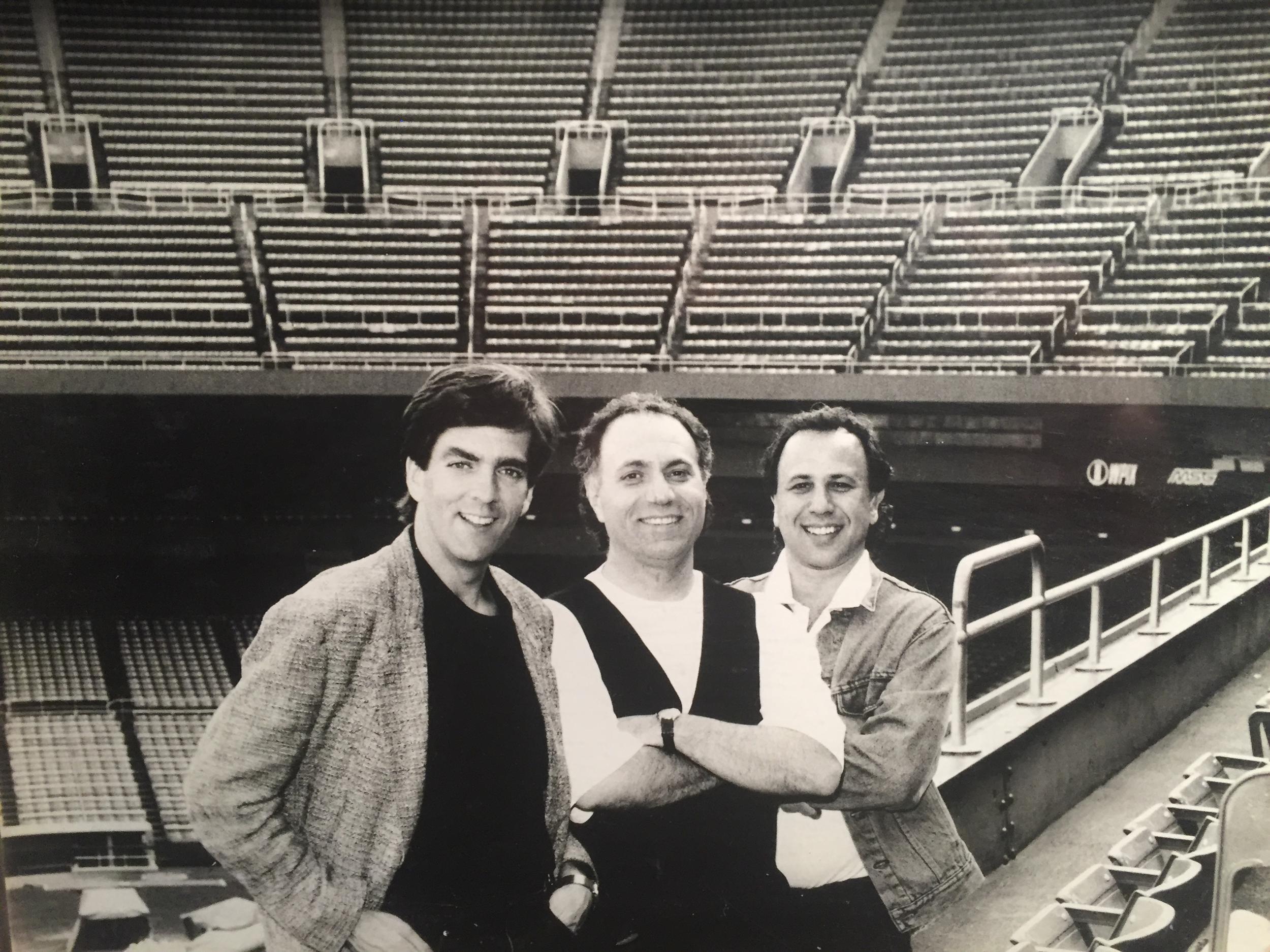 The authors of the MACMIlLLAN BOOK OF BASEBALL STORIES and THE GOOD GUYS OF BASEBALL.(From L to R: Terry Egan, Stan Friedmann, and Mike Levine)