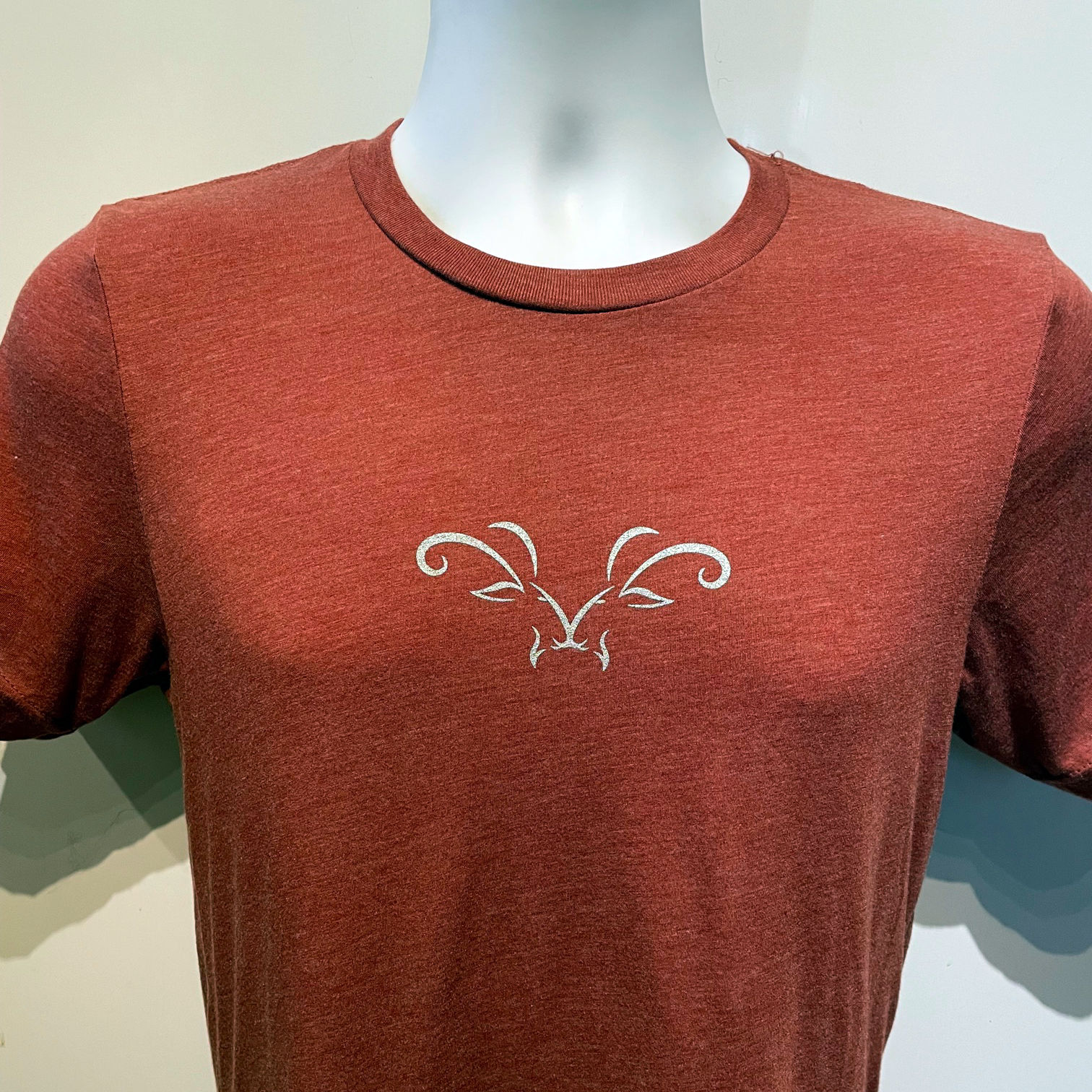 Unisex Heathered Burnt Orange — Two 