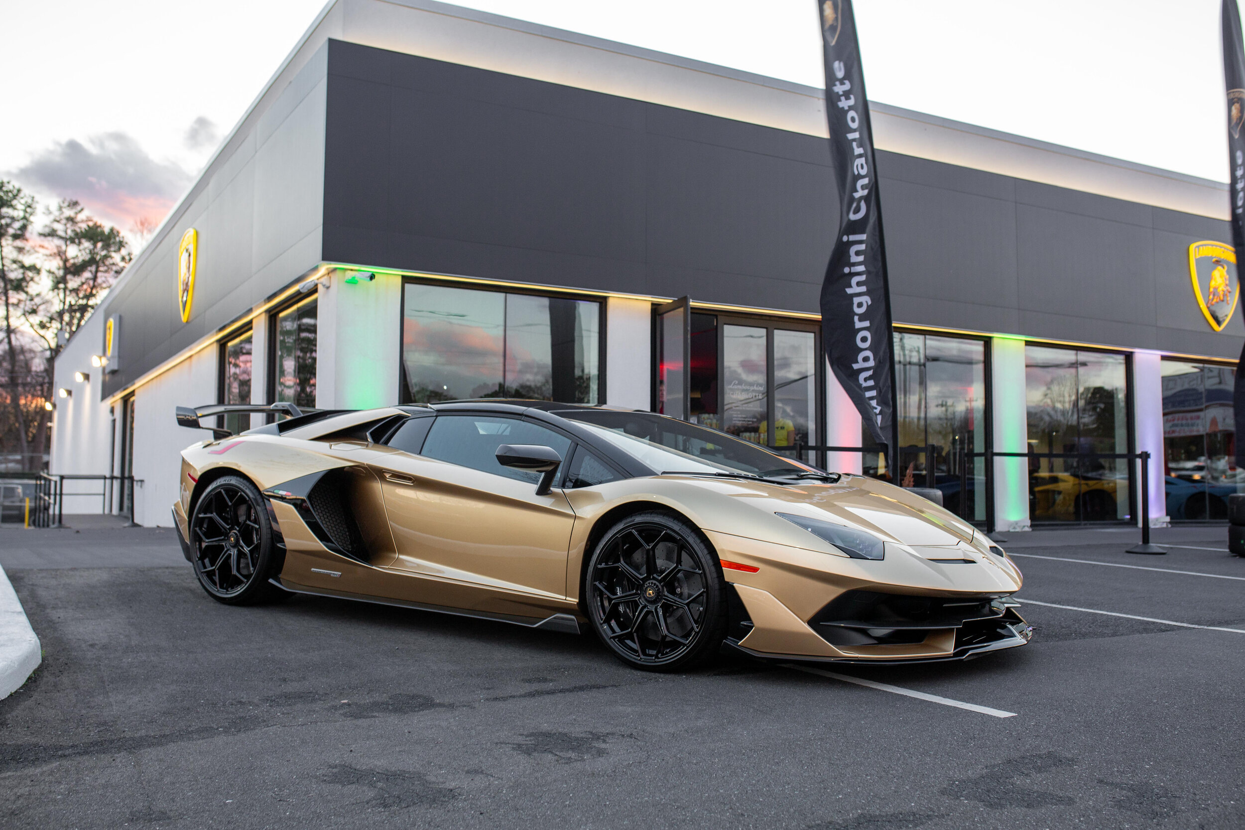 Gold Lamborghini SVJ