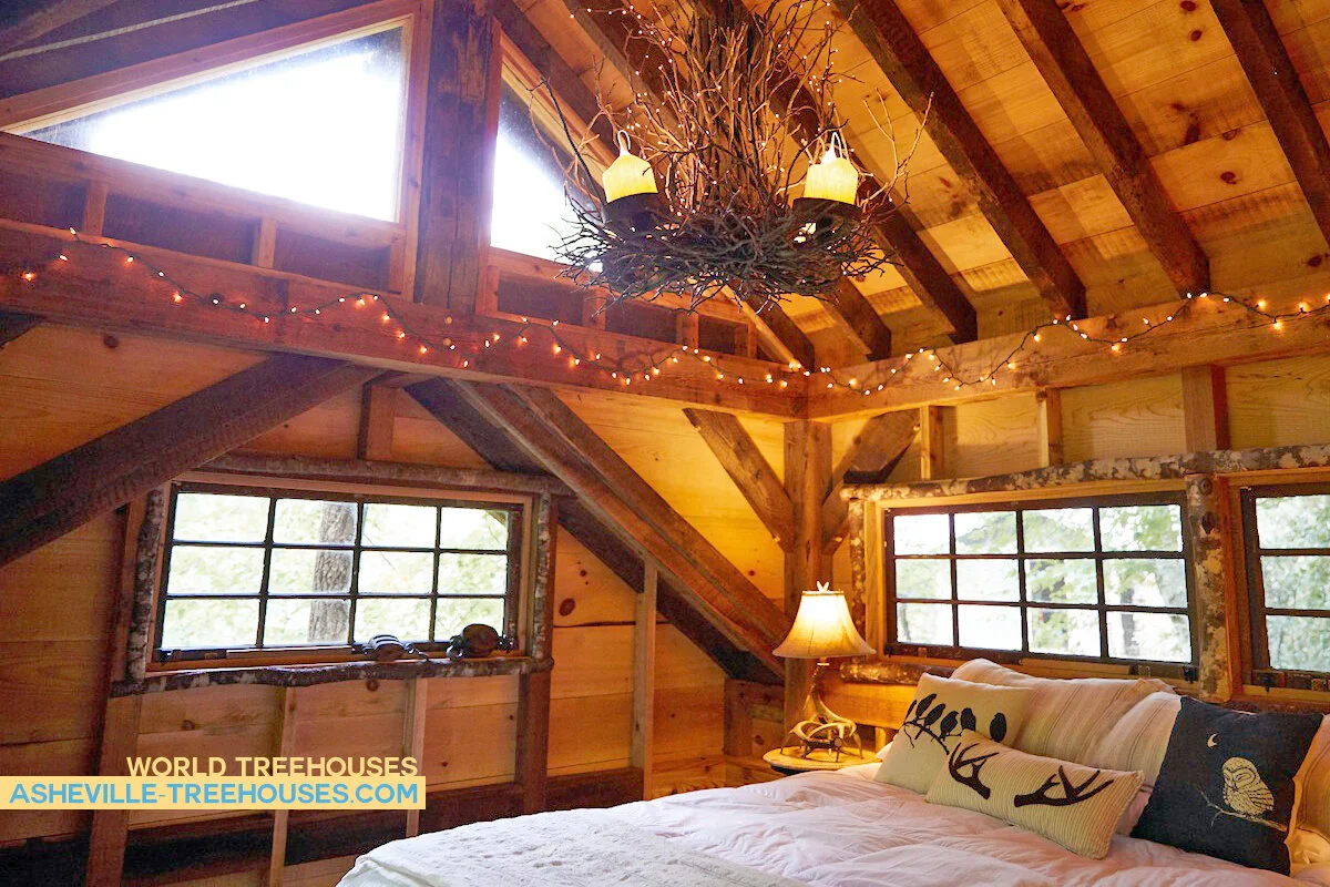 WNC treehouse builders: Panthertown Treehouse: Wake up each day immersed in the beauty of the natural world.