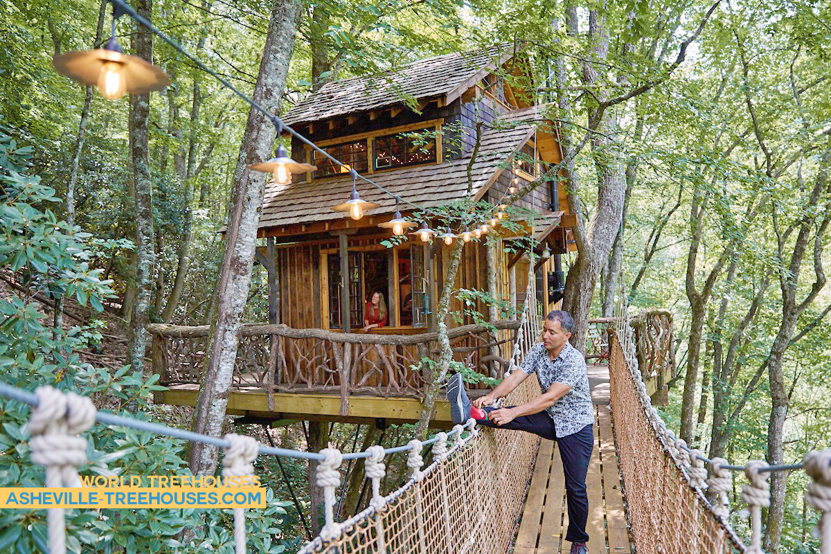 WNC tree house builder: Panthertown Treehouse: Slow the pace of life —  World Treehouses: the Southeast's Custom, Hand-crafted Treehouse Builders