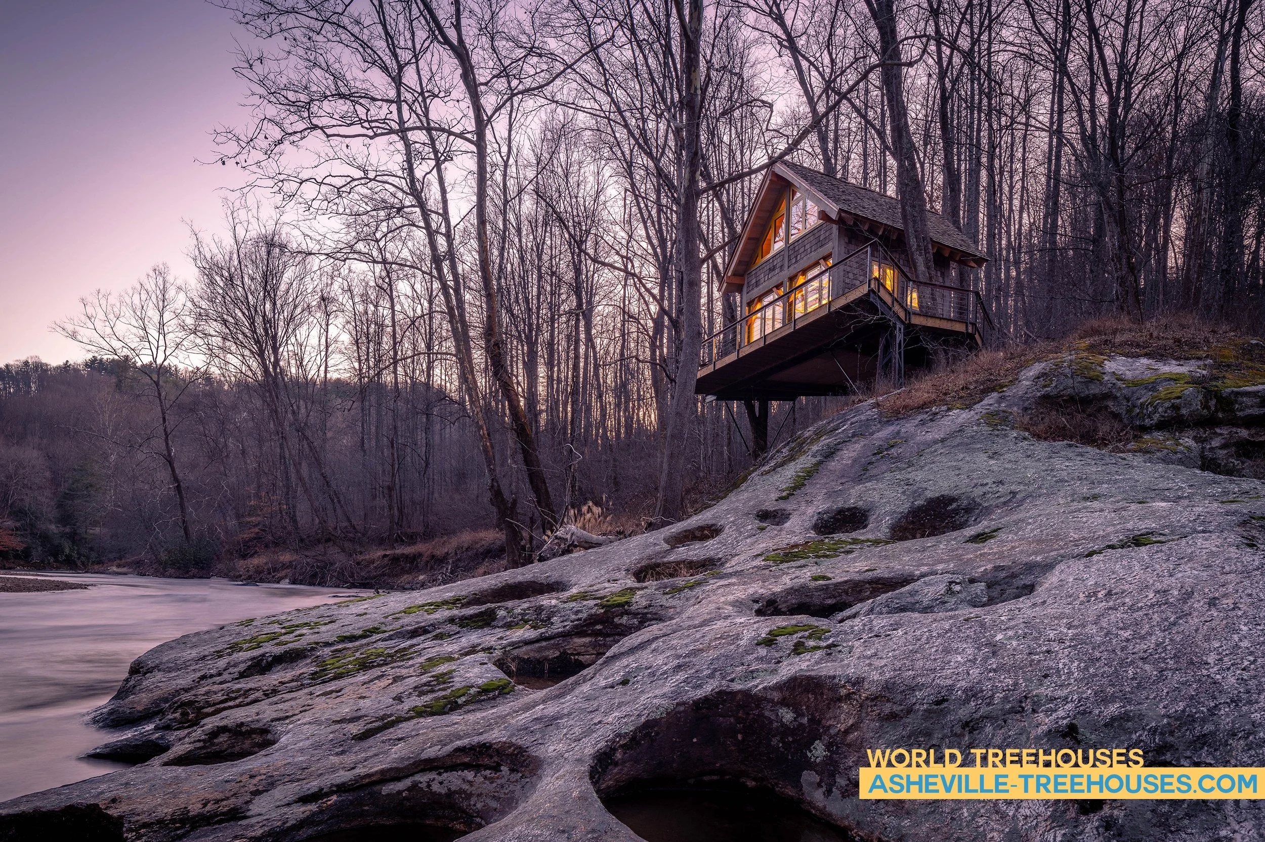 Asheville Tree House Builder: Reflecting Nature's Shapes