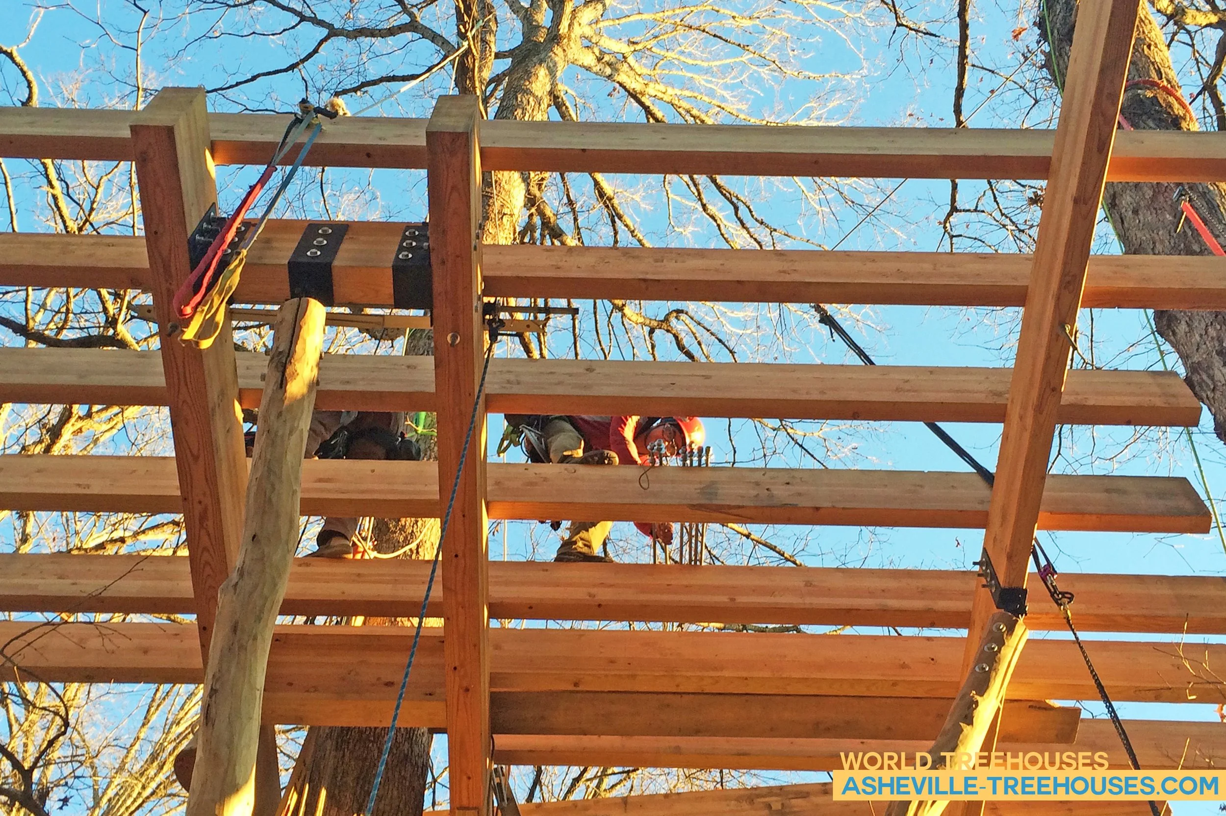 Western NC Treehouse Builders are Craftsmen with Skill and Vision