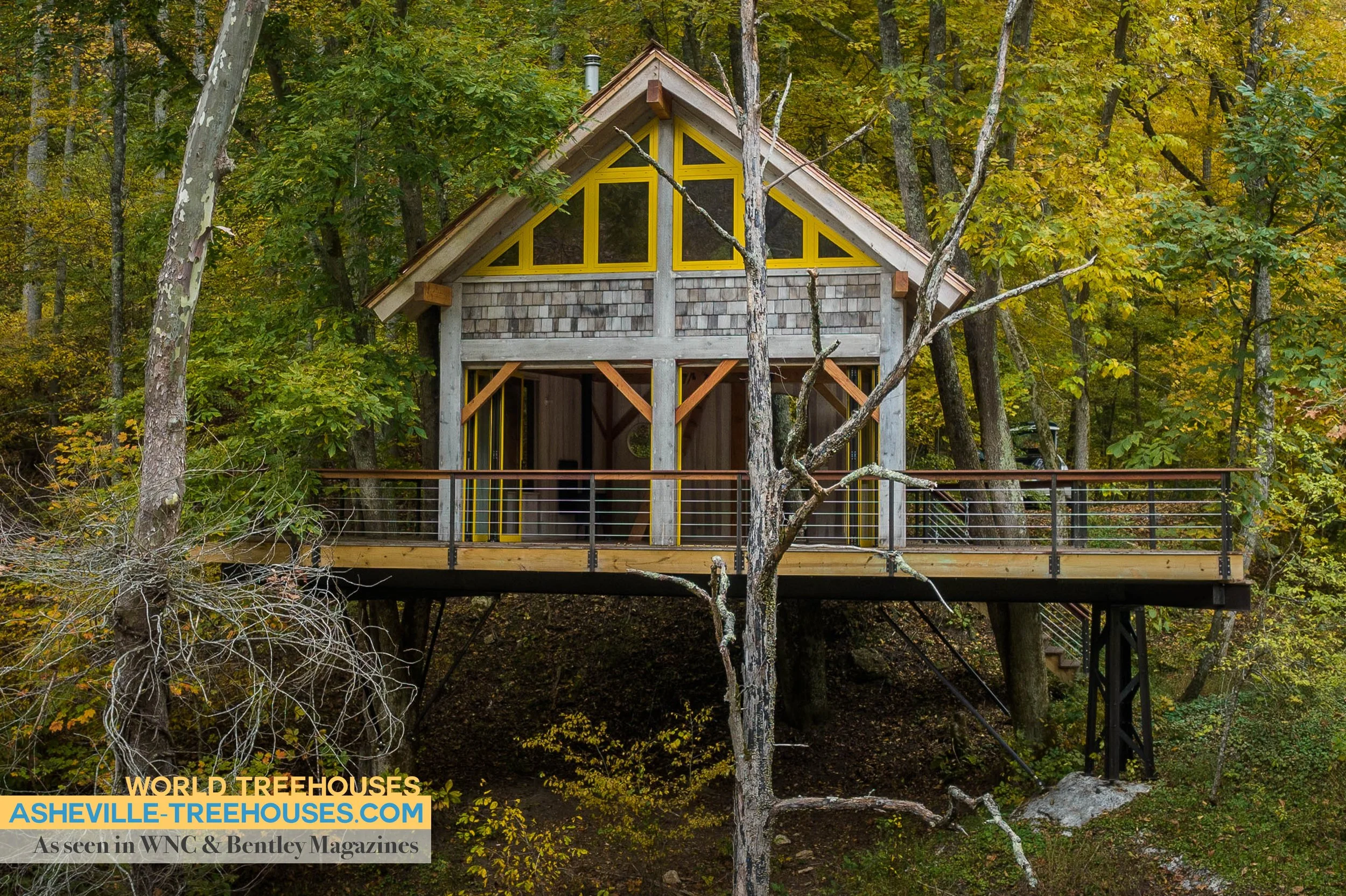 Treehouse Builder: ...The trees stir in their leaves and call out, “Stay awhile.”