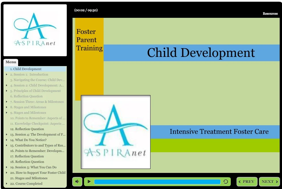 Child Development eLearning Course