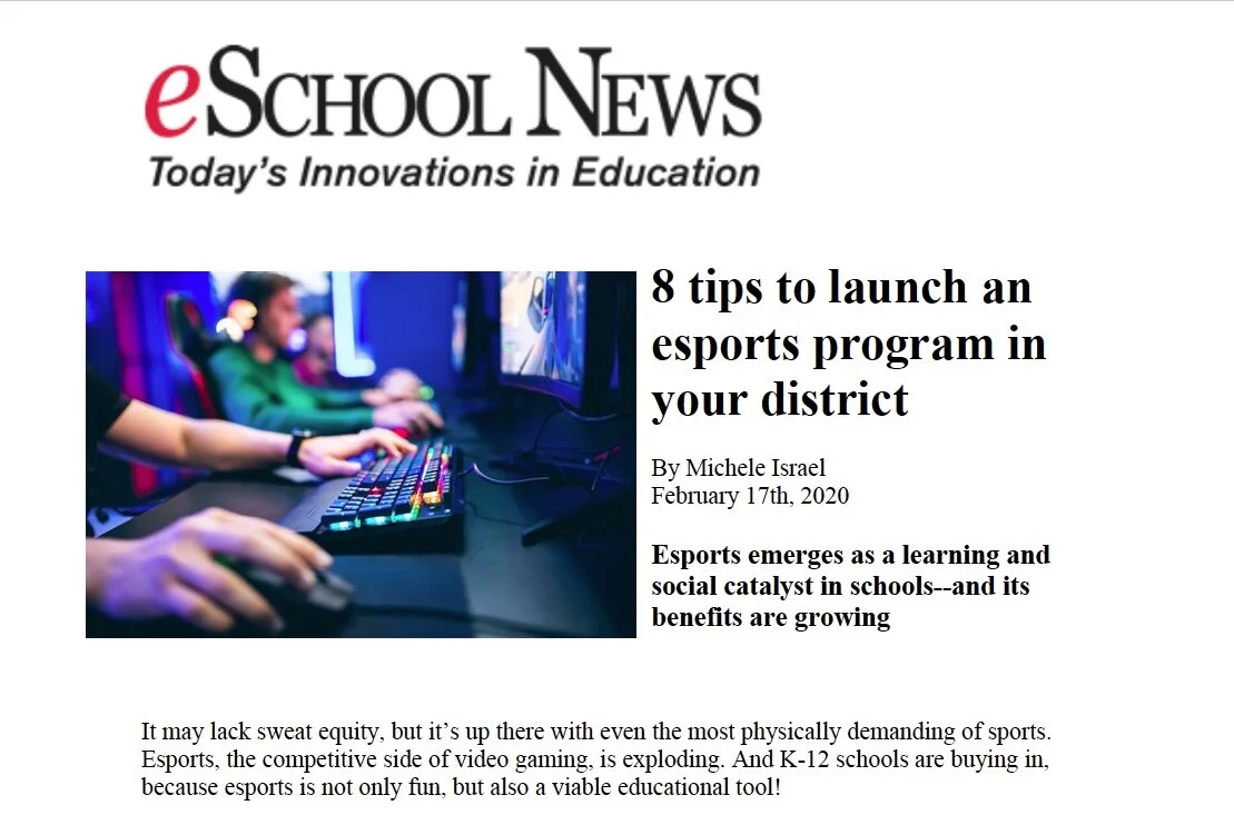 8 Tips to Launch an Esports Program in Your District