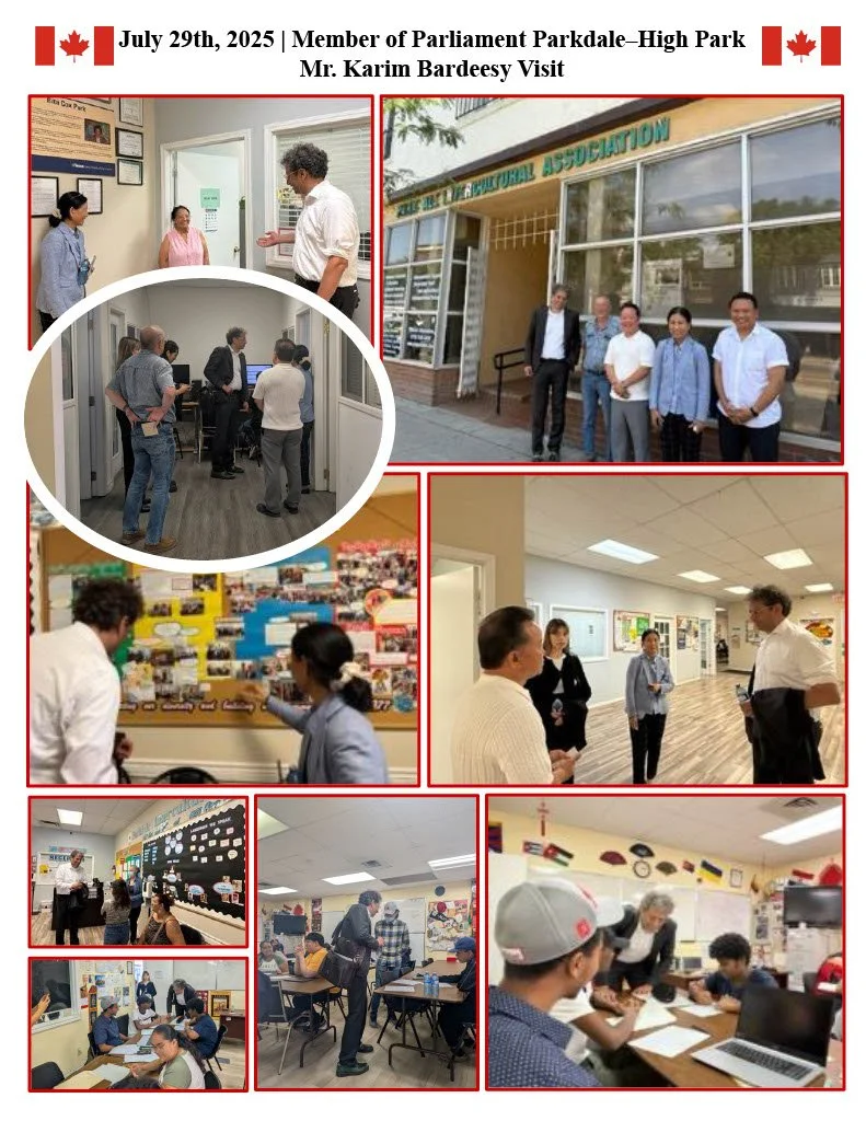 Member of Parliament Parkdale – High Park Mr. Karim Bardeesy Visit