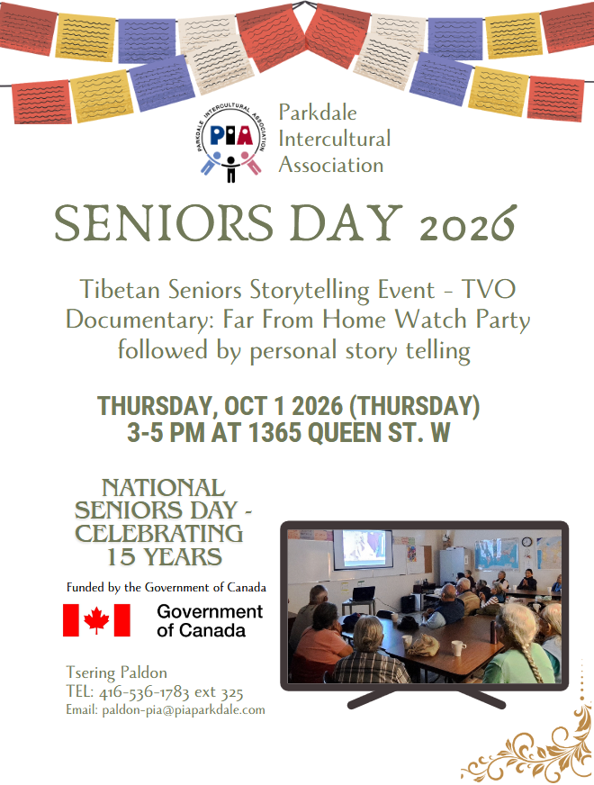 Tibetan Seniors Storytelling Event - Seniors Day 2026