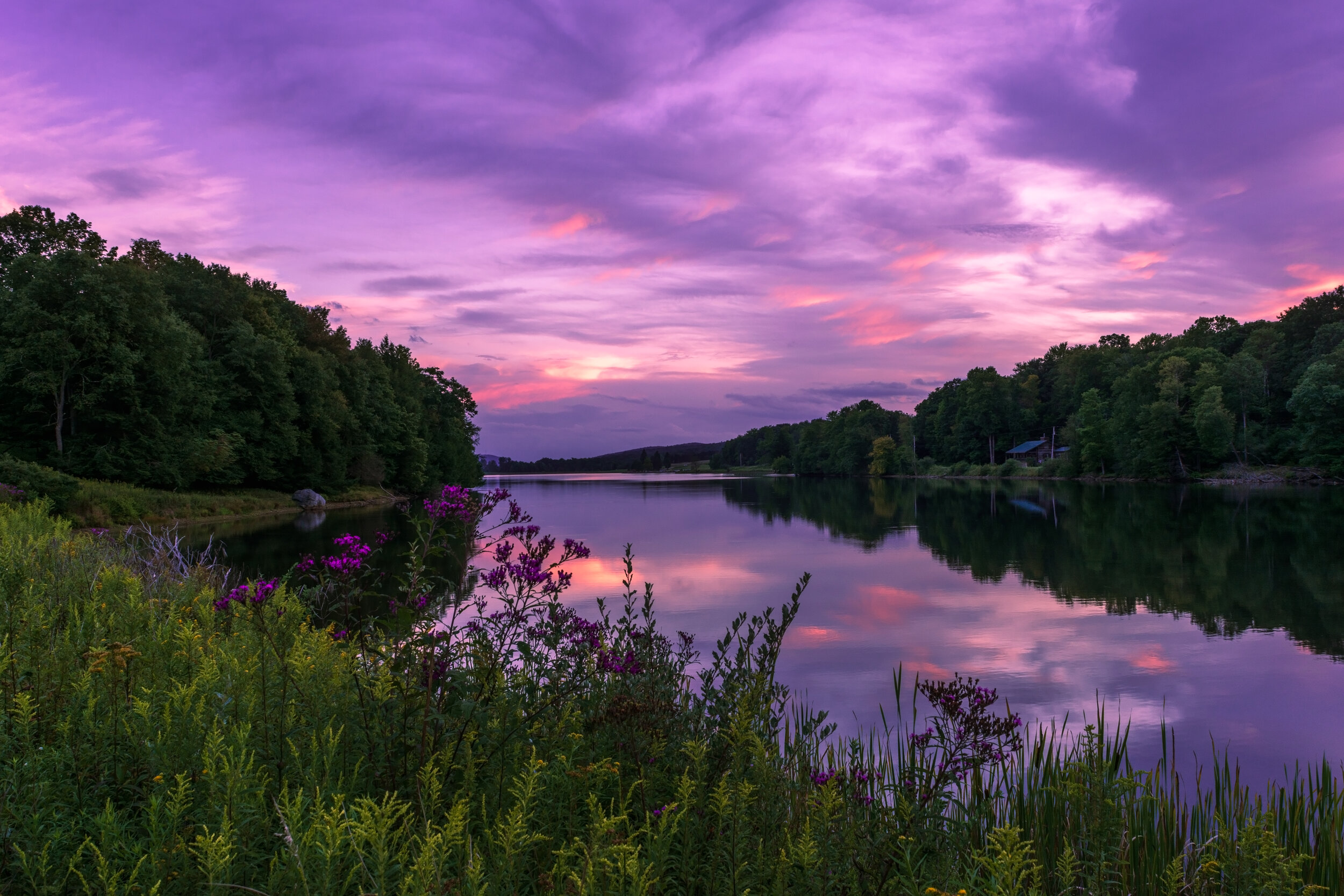 "Alpine Lake Sunset"